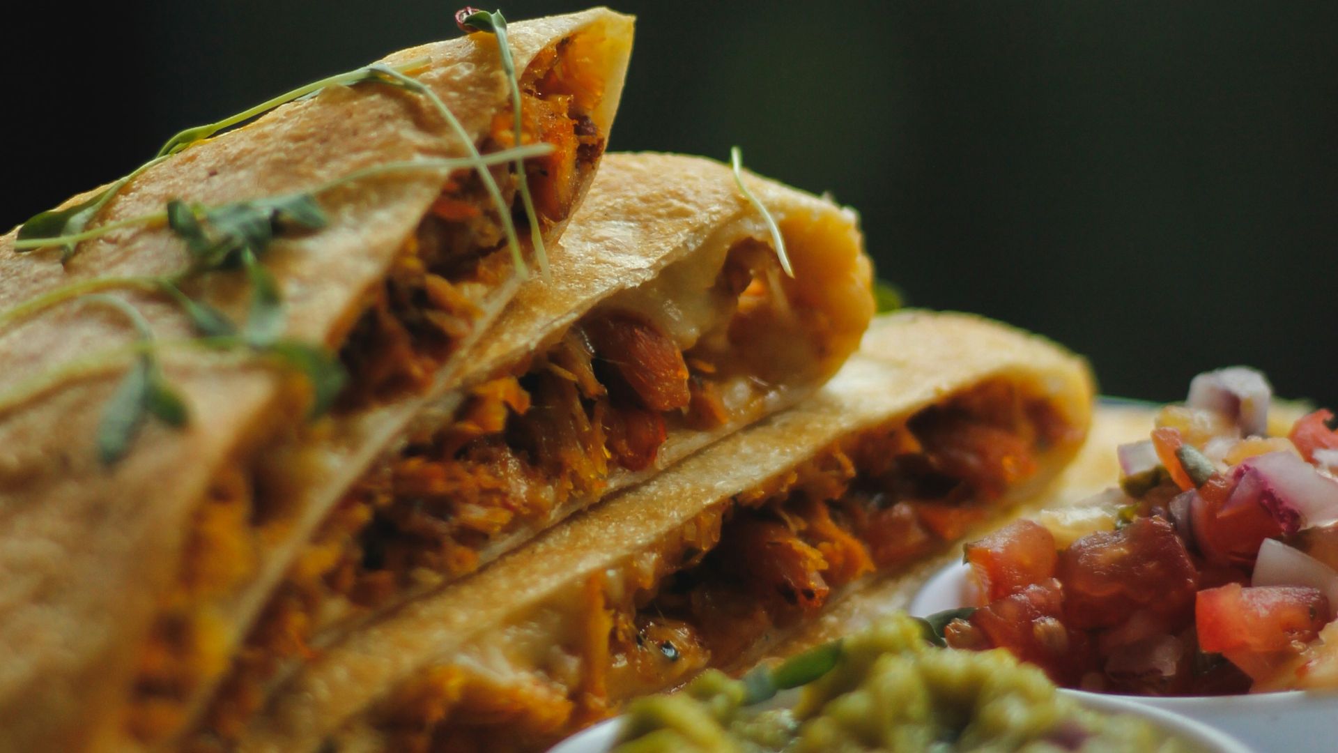 19. Quesadillas aux haricots et au fromage