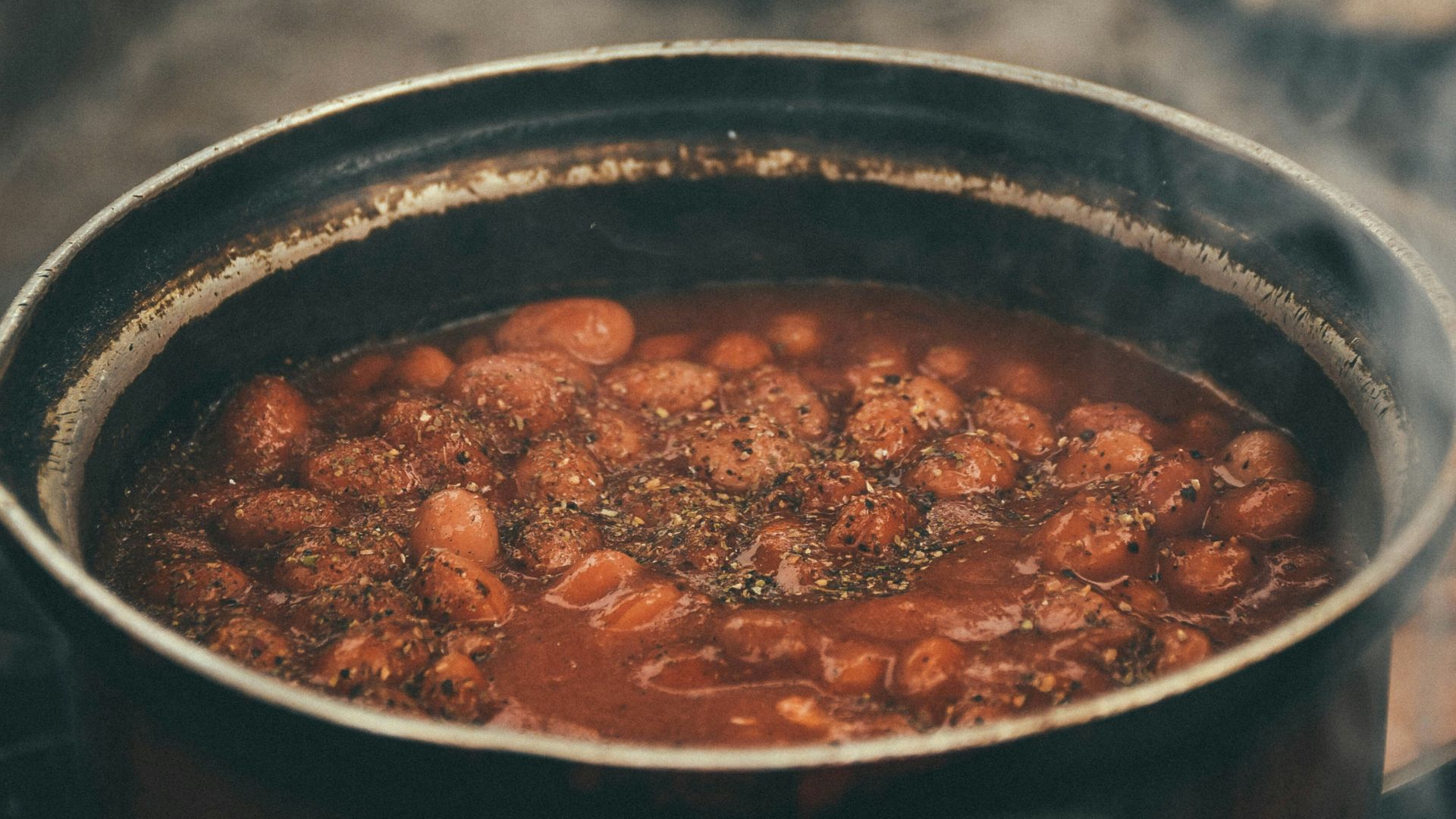 2. Chili au bœuf avec garnitures