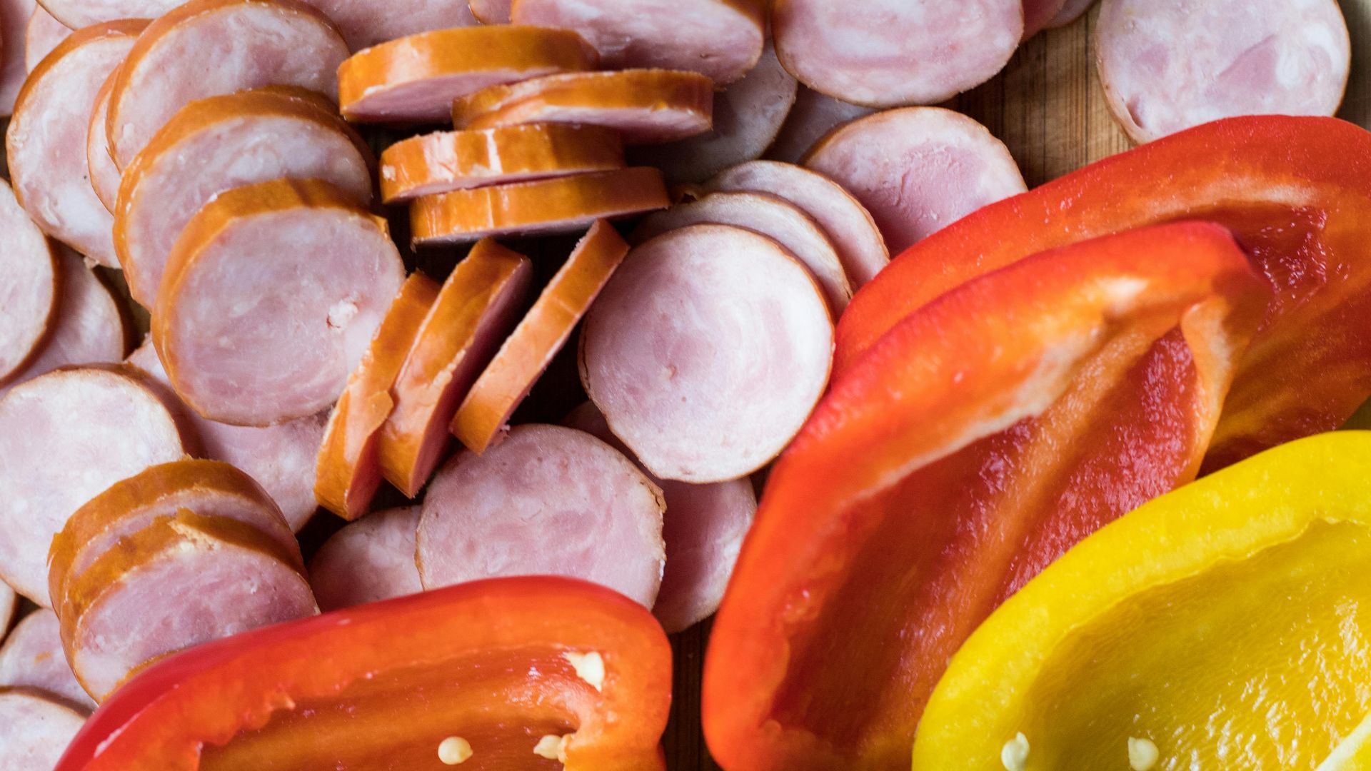 9. Saucisses et poivrons