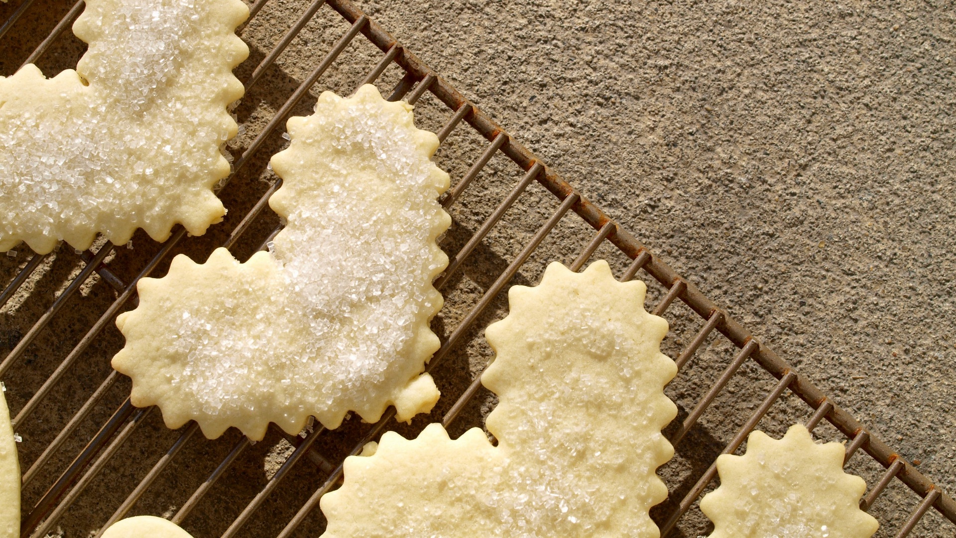 3. Biscuits au sucre en forme de cœur