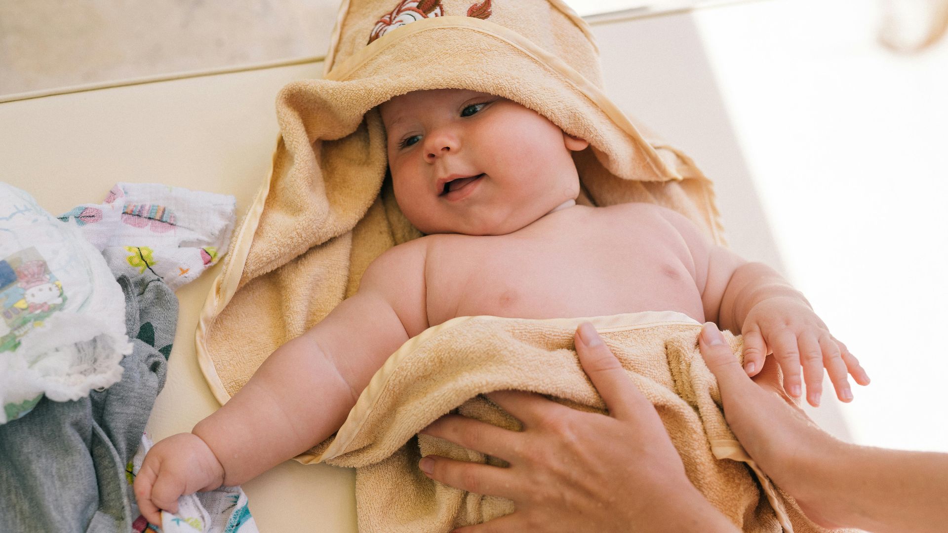 6. Serviettes pour bébés