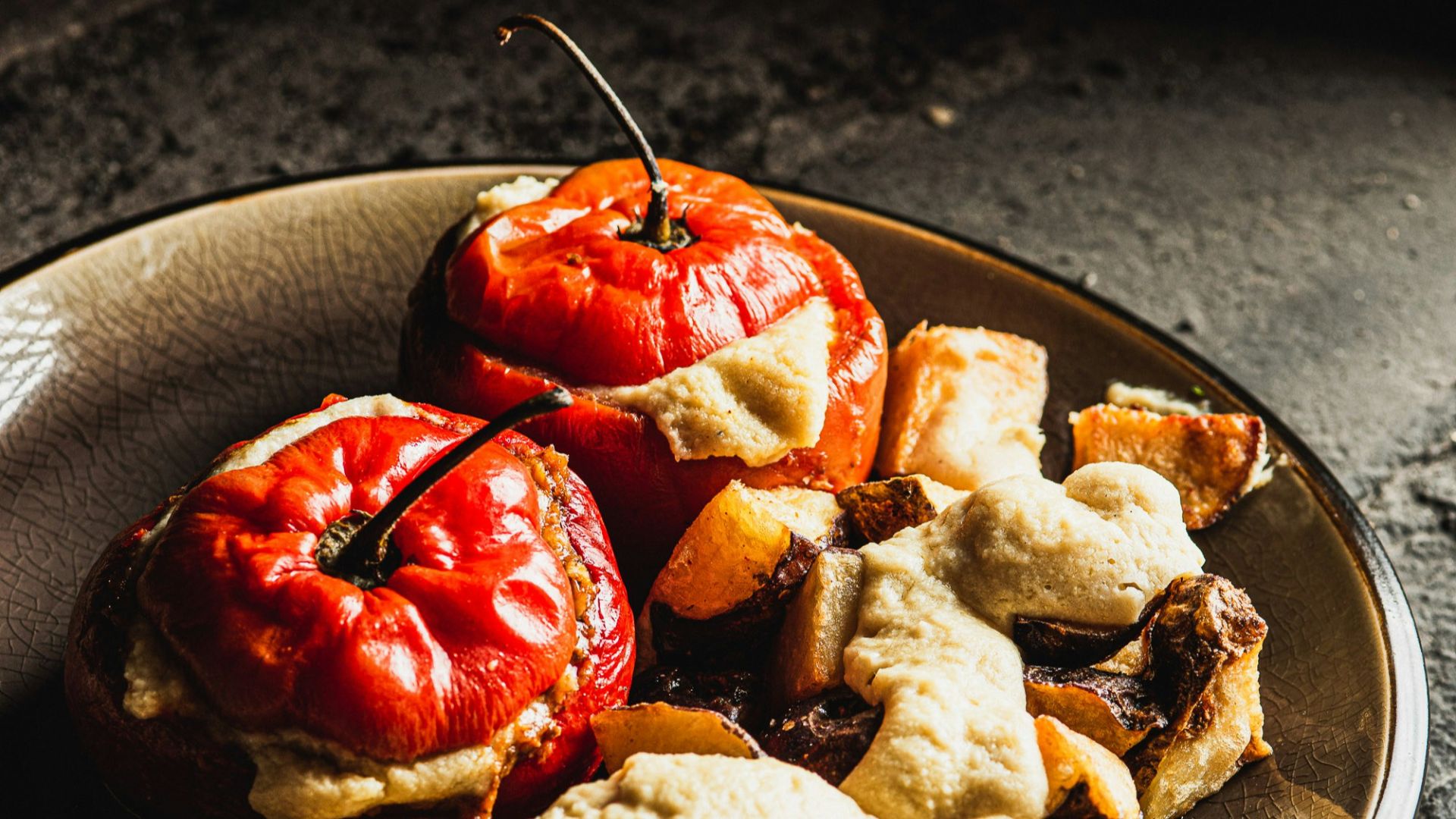 10. Poivrons farcis au fromage de chèvre