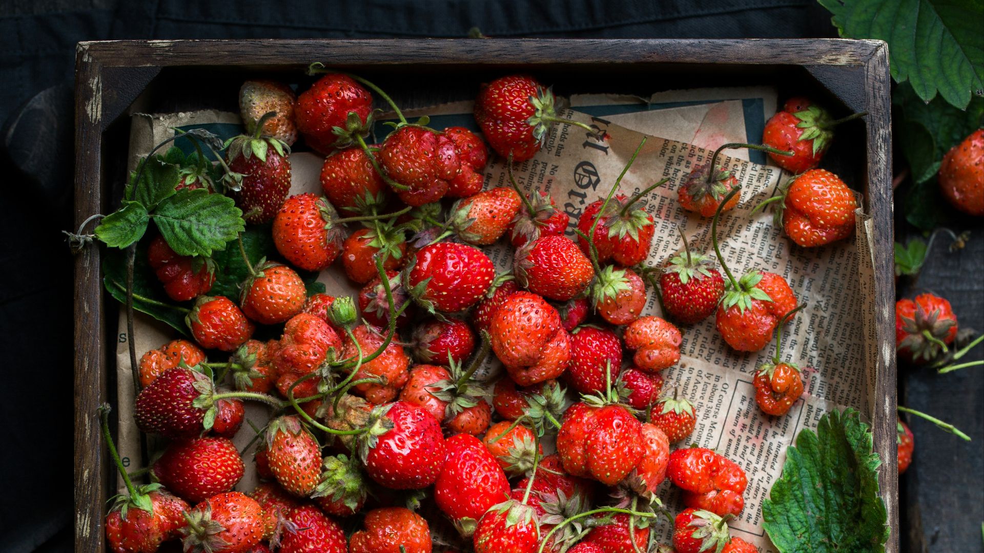 20. Crostini aux fraises et au vinaigre balsamique