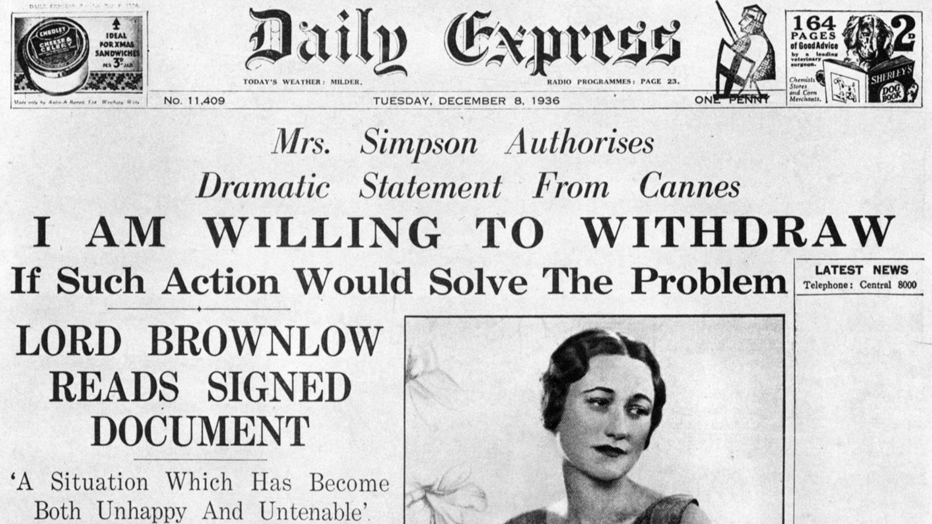 14. La crise d'abdication britannique de 1936
