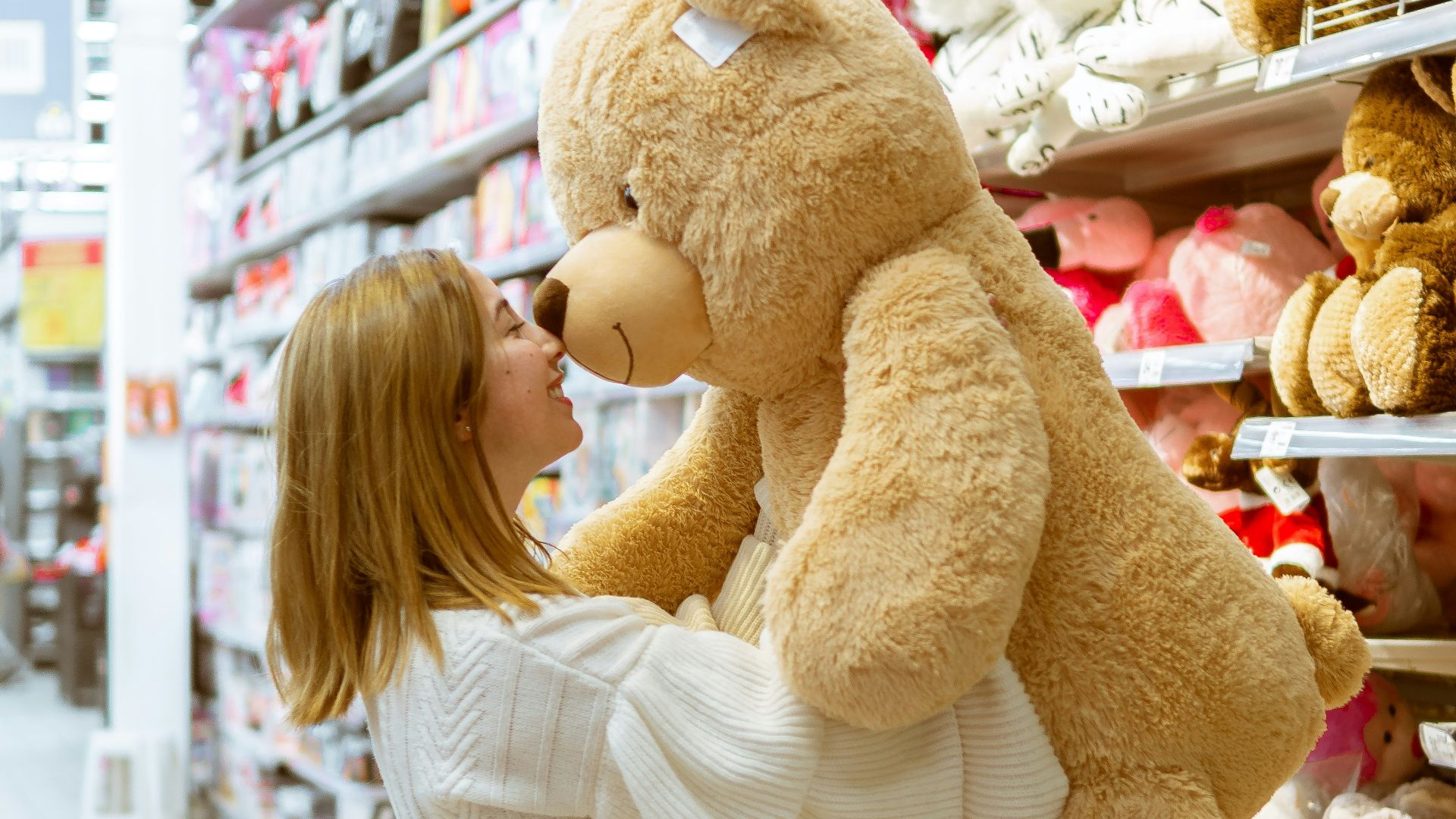 12. Animaux en peluche géants