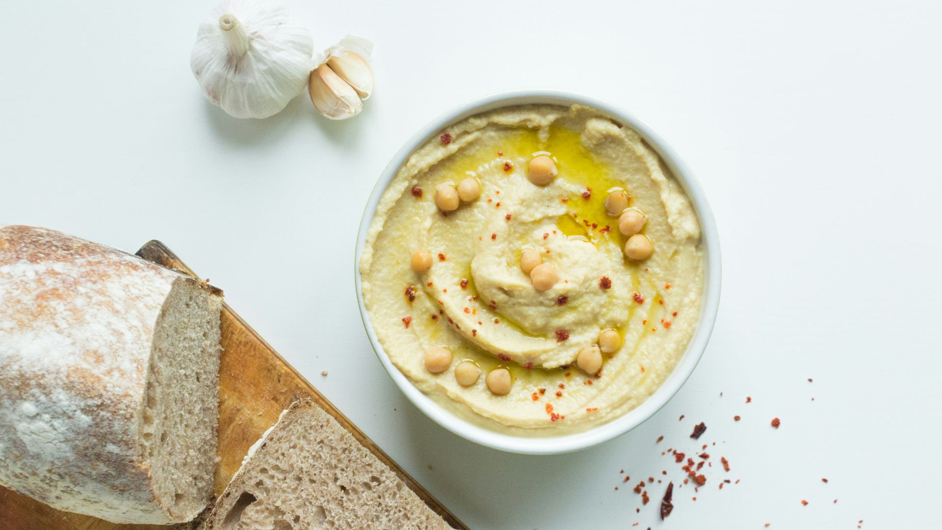 9. Rouleaux au houmous et à la dinde
