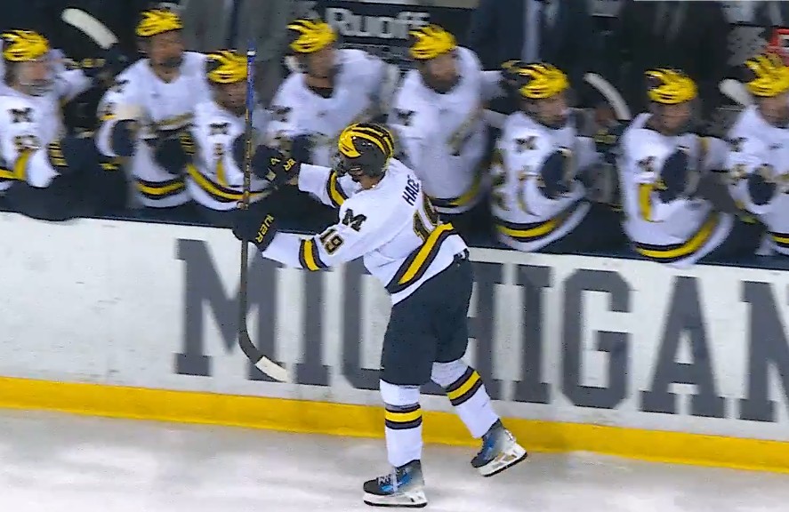 Michael Hage, third-highest scorer in the NCAA