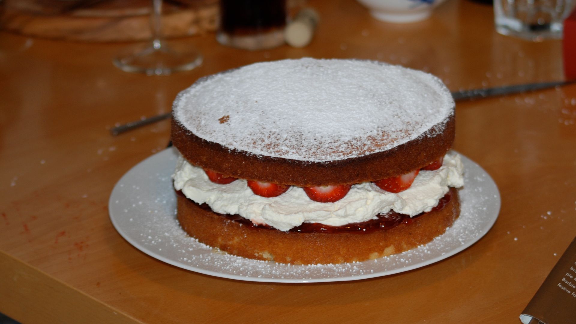 17. Gâteau éponge Victoria