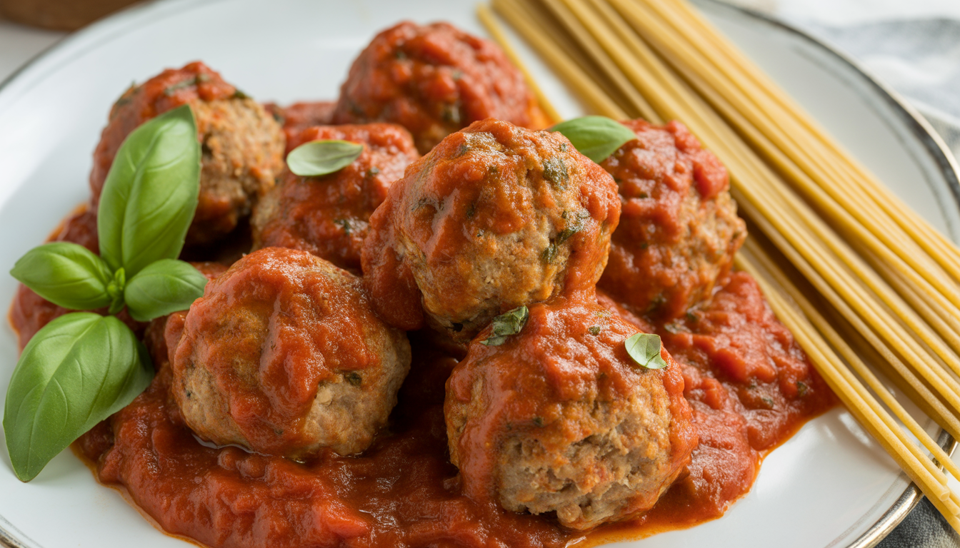 6. Boulettes de dinde sauce tomate