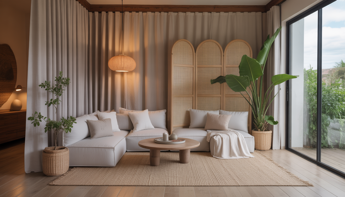 15. Un rideau occultant ou paravent