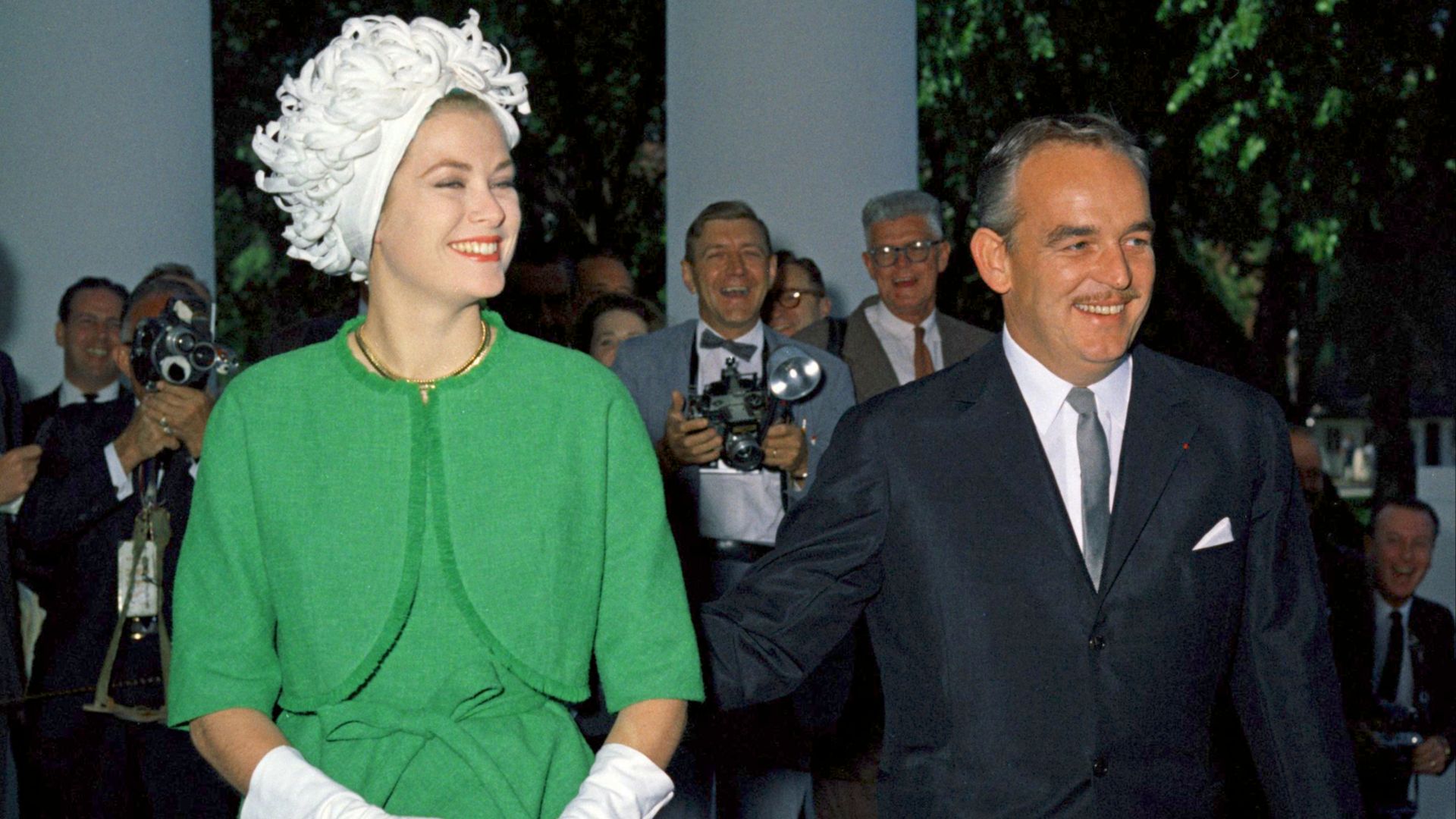 18. Rainier III de Monaco et Grace Kelly, 1956