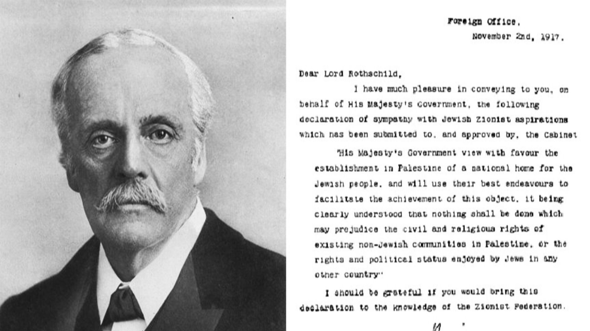 17. La « déclaration » Balfour contre la « promesse » Balfour