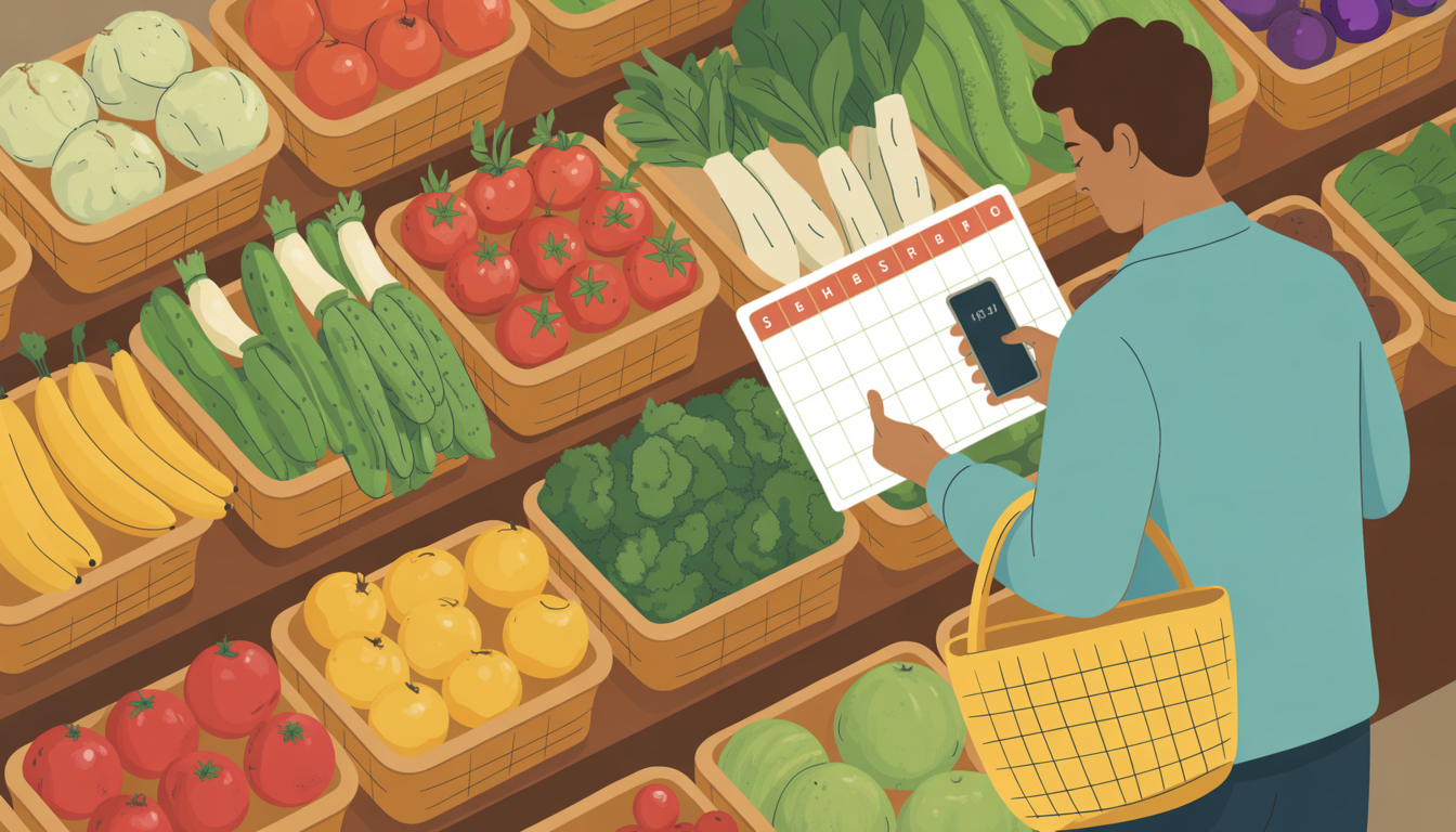 8. Privilégie les produits de saison