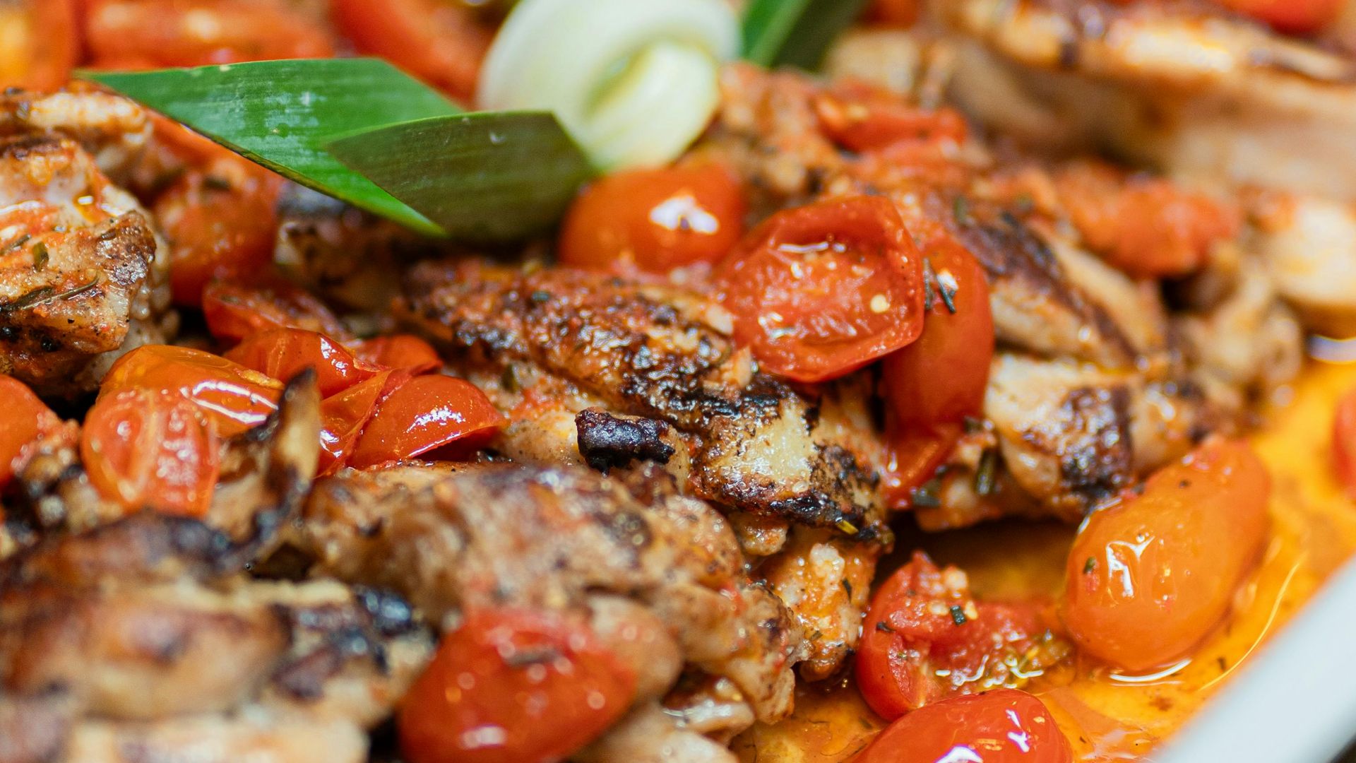 8. Poulet à la sauce tomate