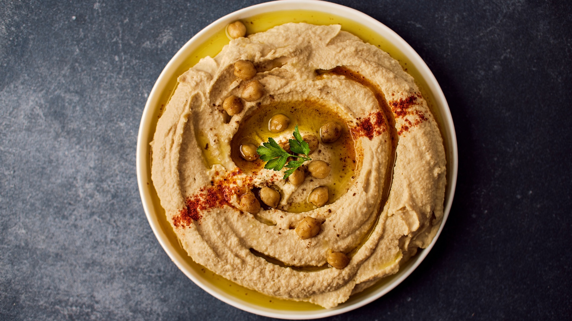 13. Houmous au beurre de cacahuète