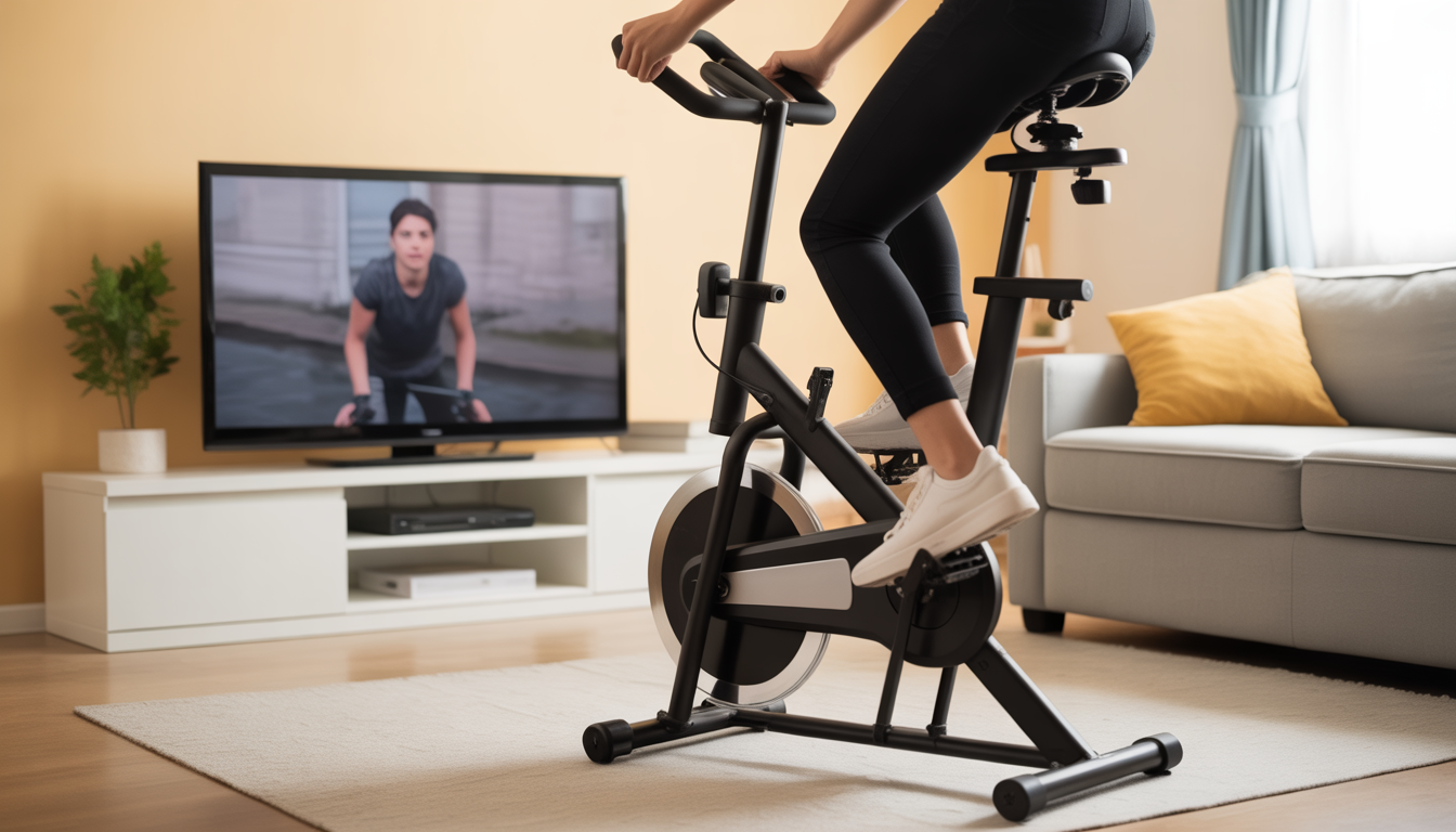 9. Le vélo d’appartement pliable