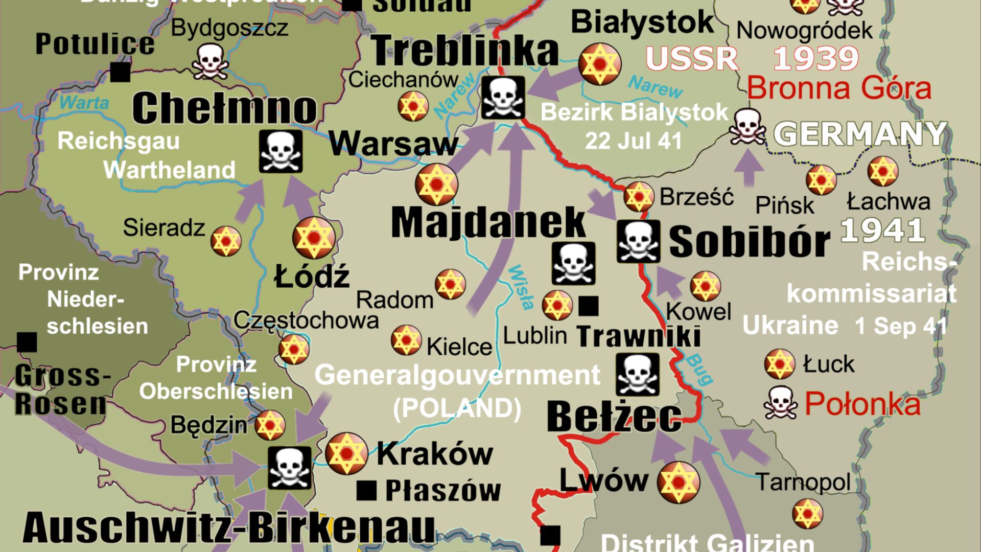 1. La guerre a commencé avec l'invasion de la Pologne par l'Allemagne.