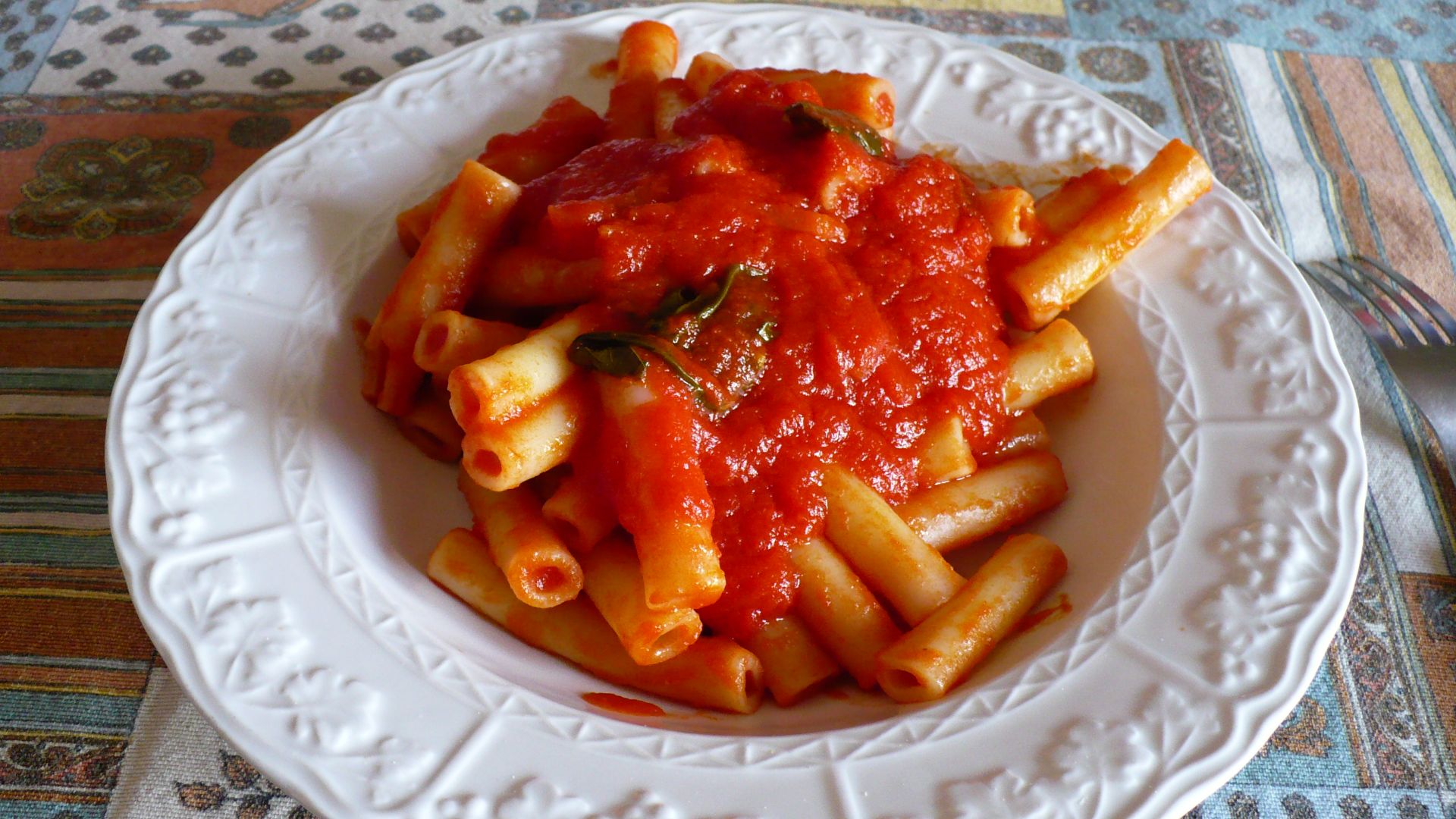 9. Macaronis et tomates