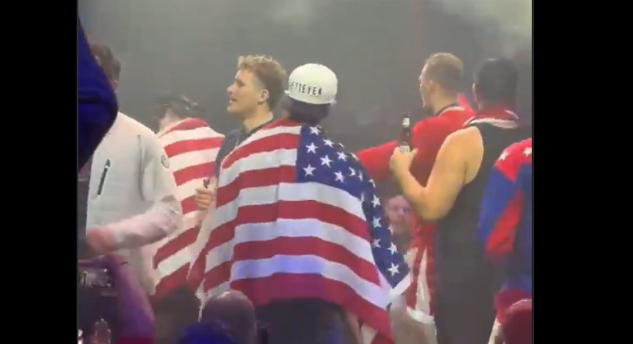 IMAGES: Americans celebrate gold medal in Florida