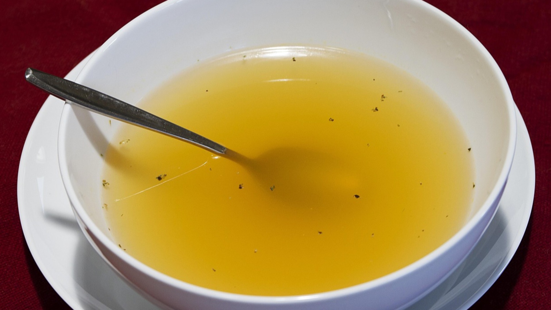 8. Bouillon de poulet ou de légumes