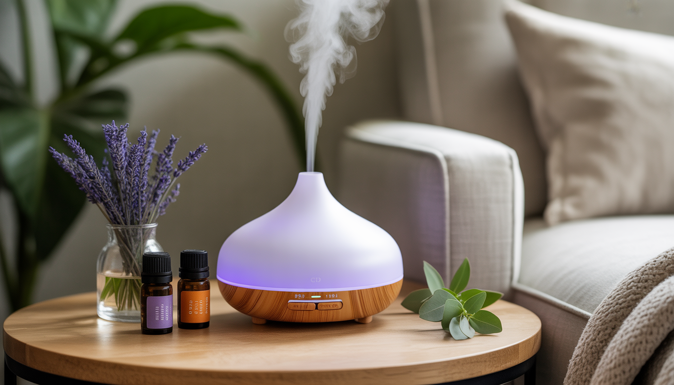 6. Un diffuseur d’huiles essentielles