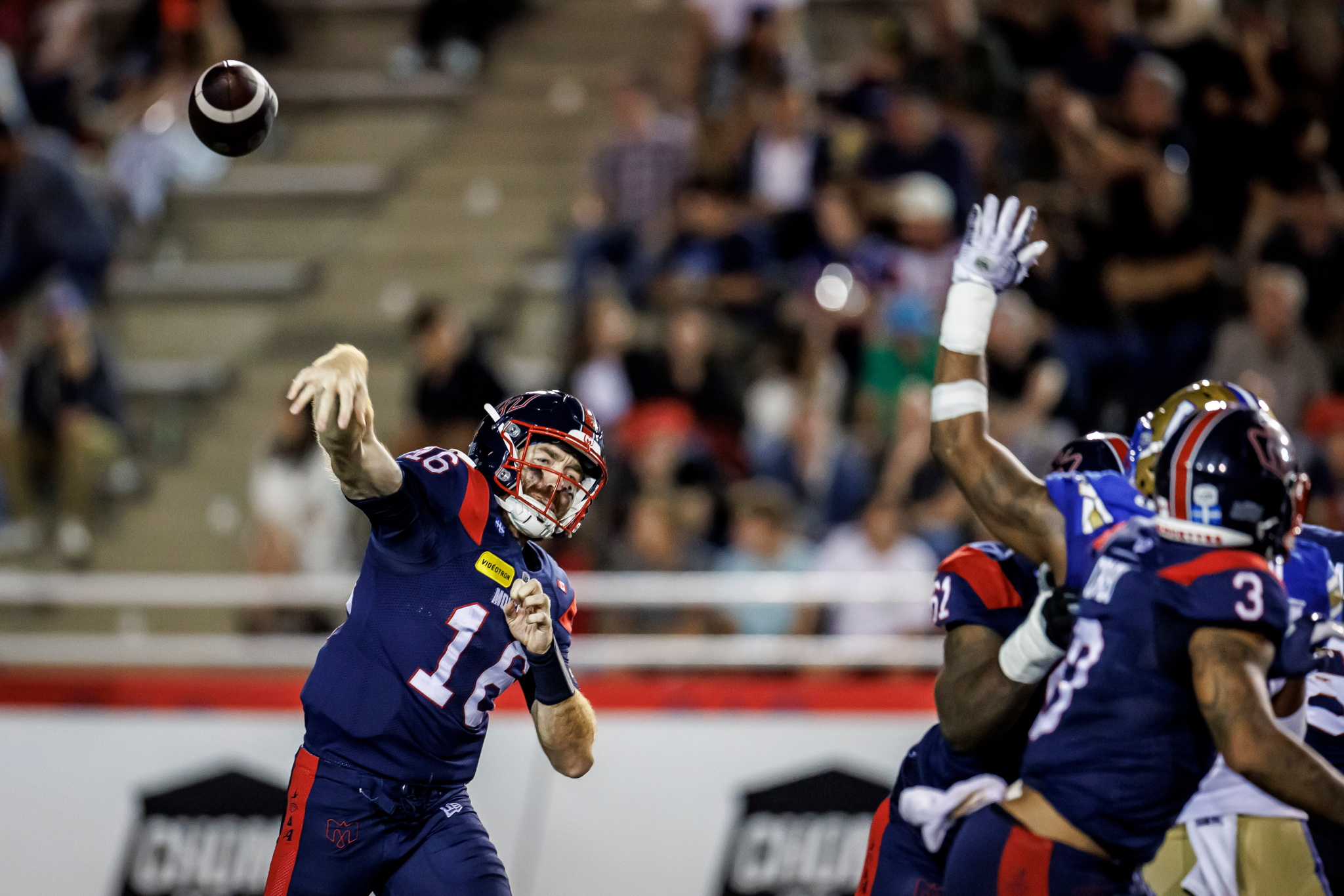 The Alouettes release a quarterback