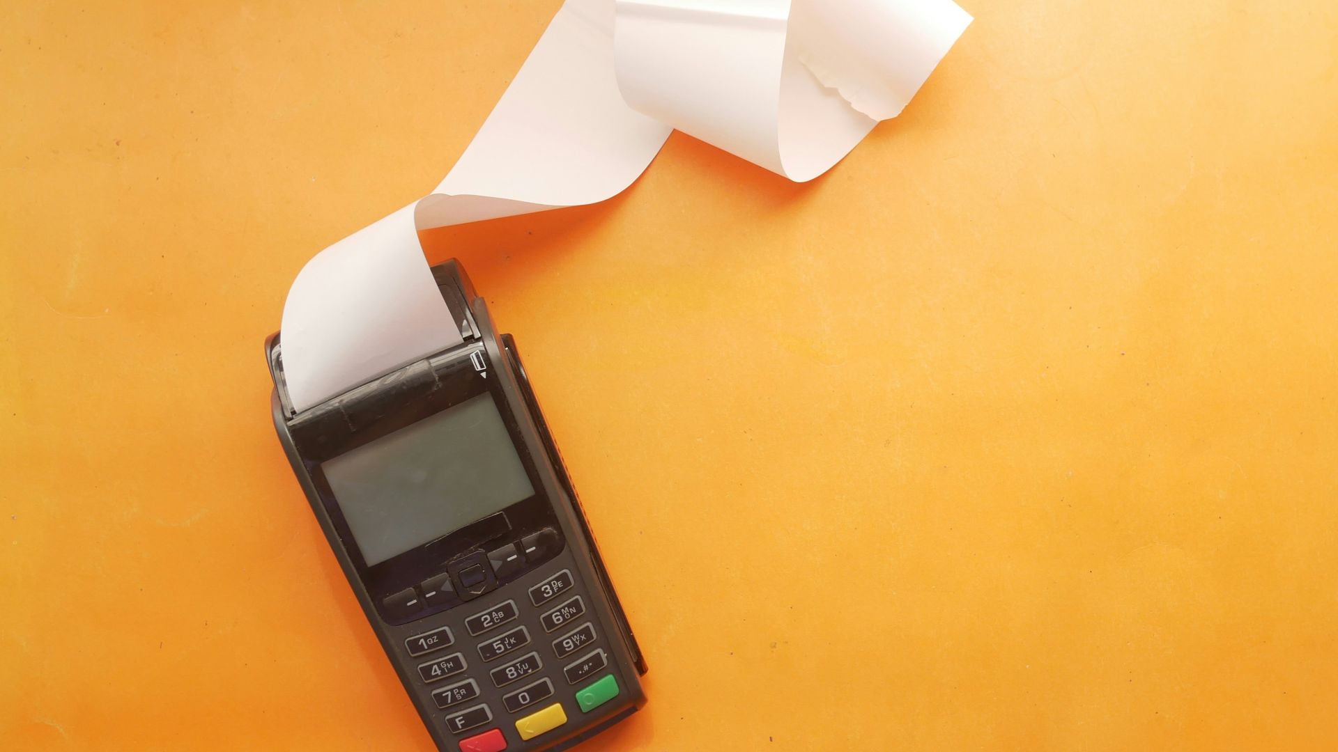4. Reçus fraîchement imprimés