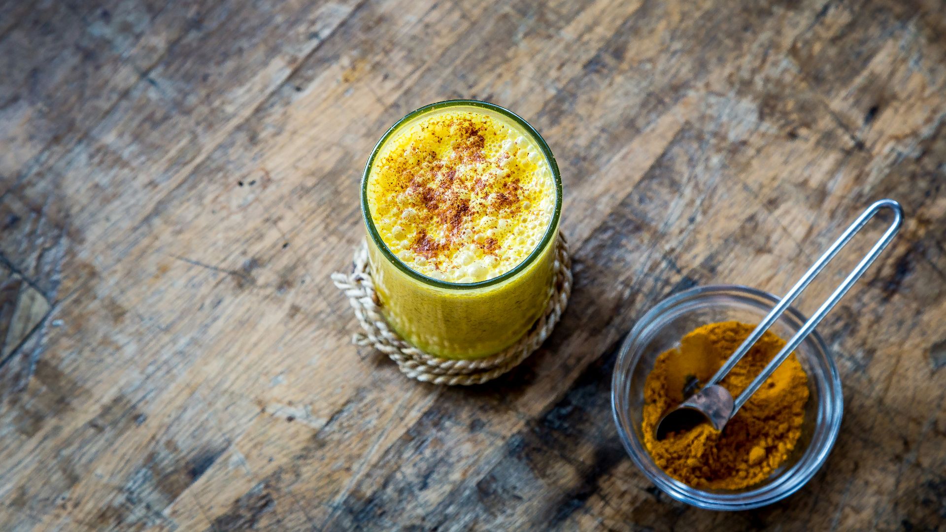 9. Lait au curcuma