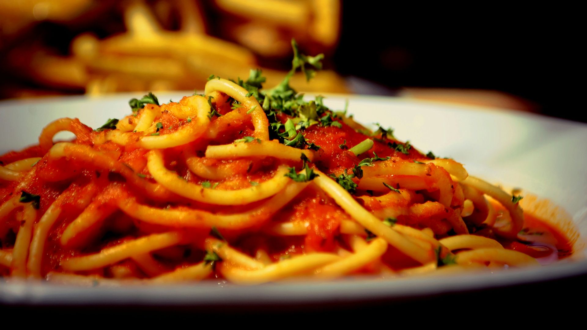 2. Spaghetti à la sauce marinara et à la dinde hachée