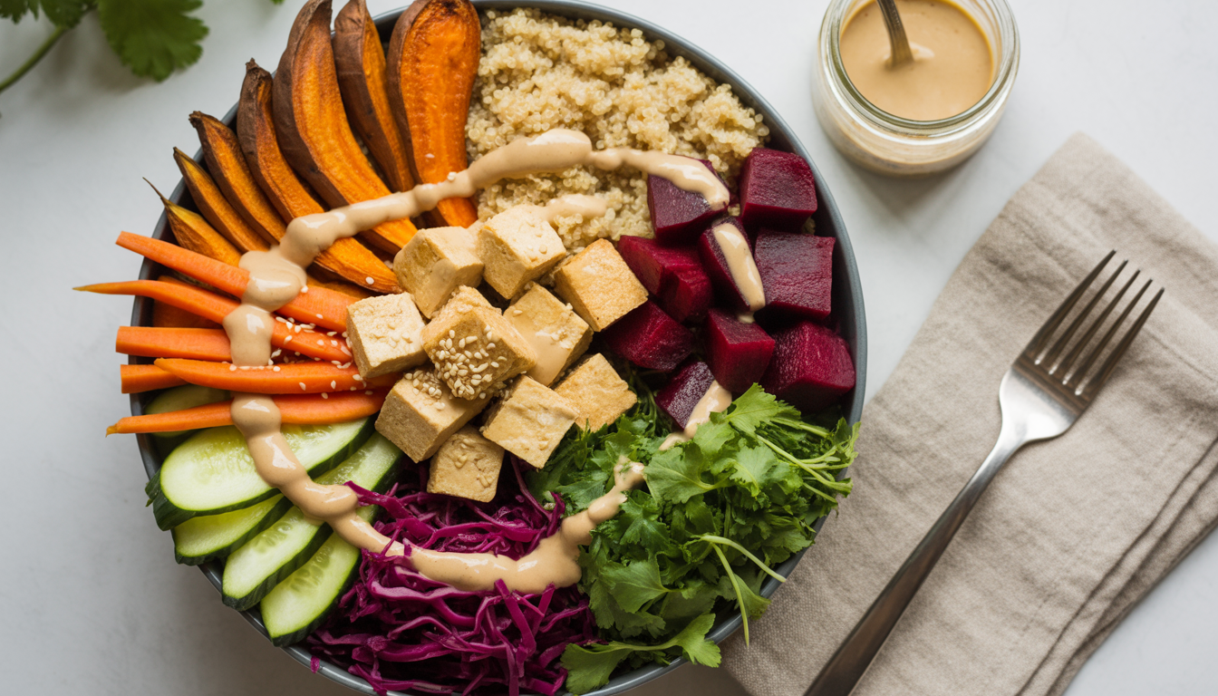 6. Buddha bowl coloré et ultra frais