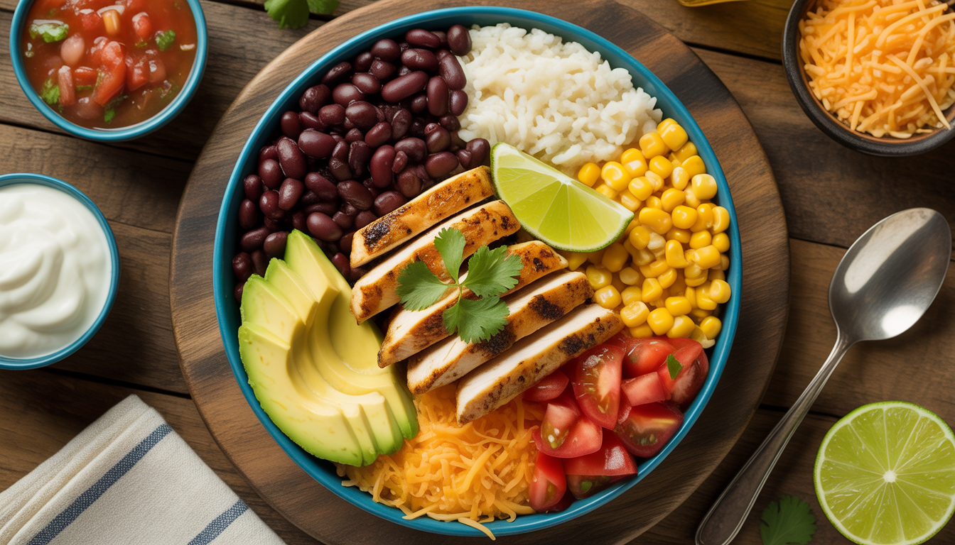 1. Bol mexicain façon burrito