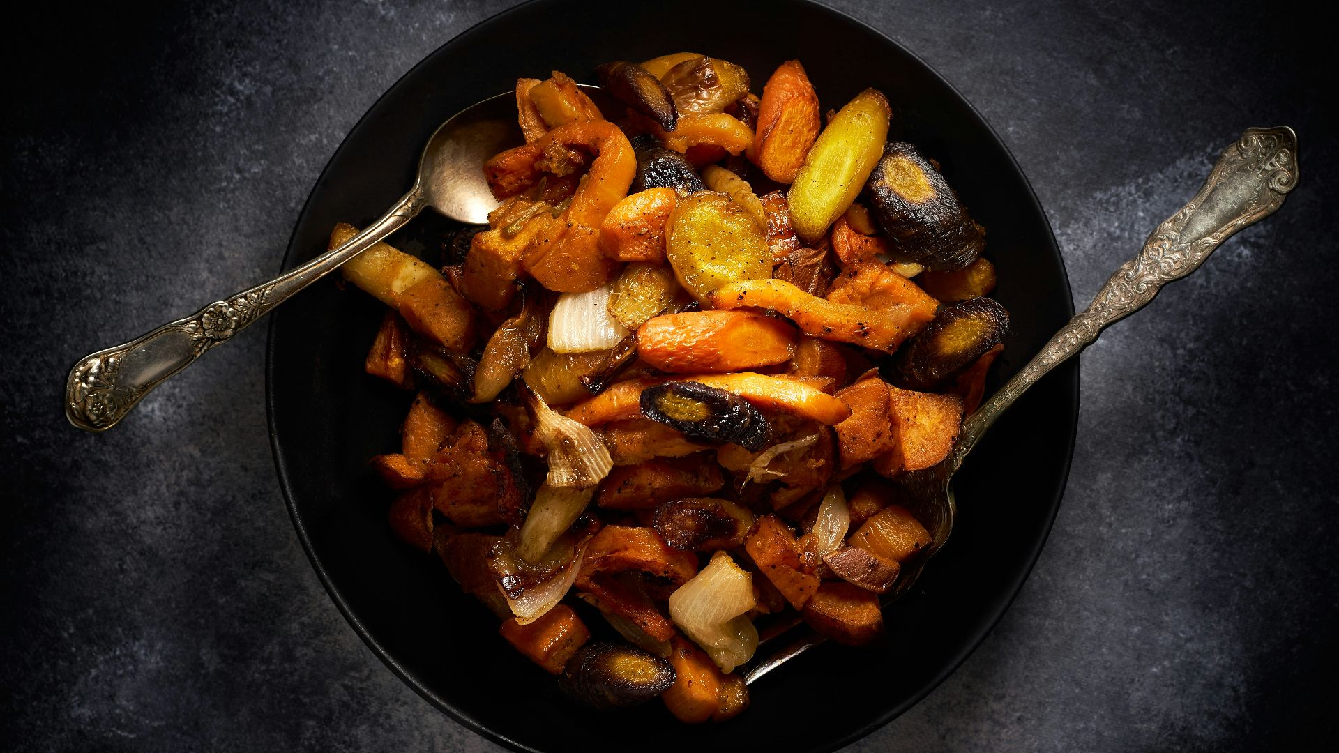5. Légumes rôtis aux bords croustillants