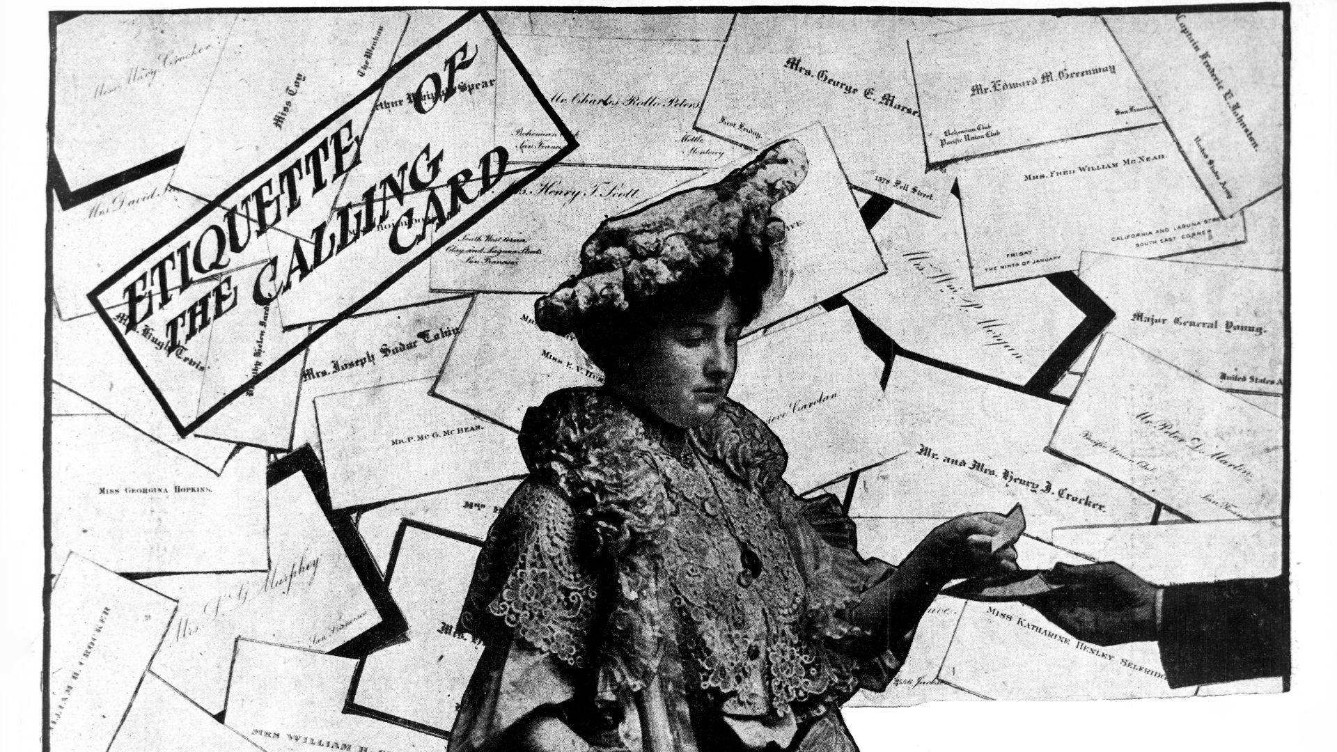 9. Les cartes de visite régissaient la vie sociale