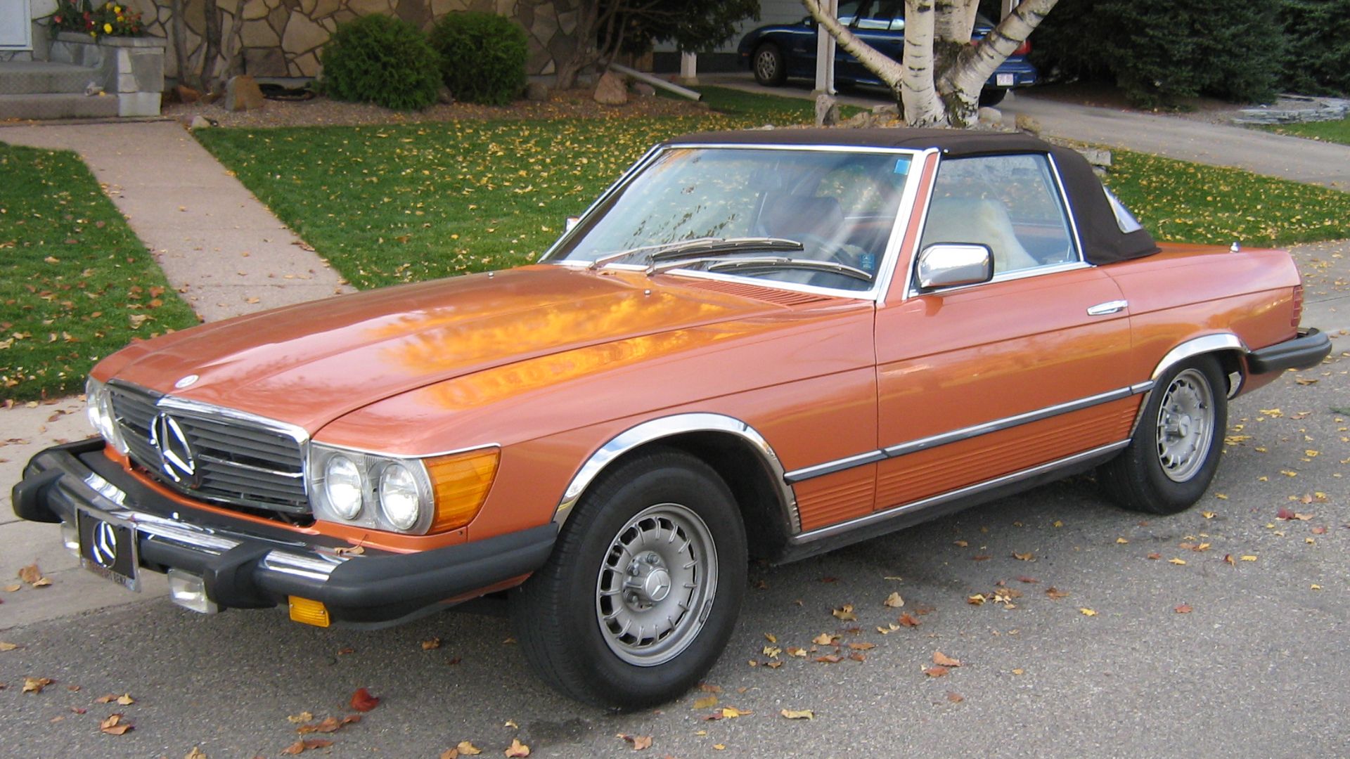 14. Le roadster V8 classique (450SL)