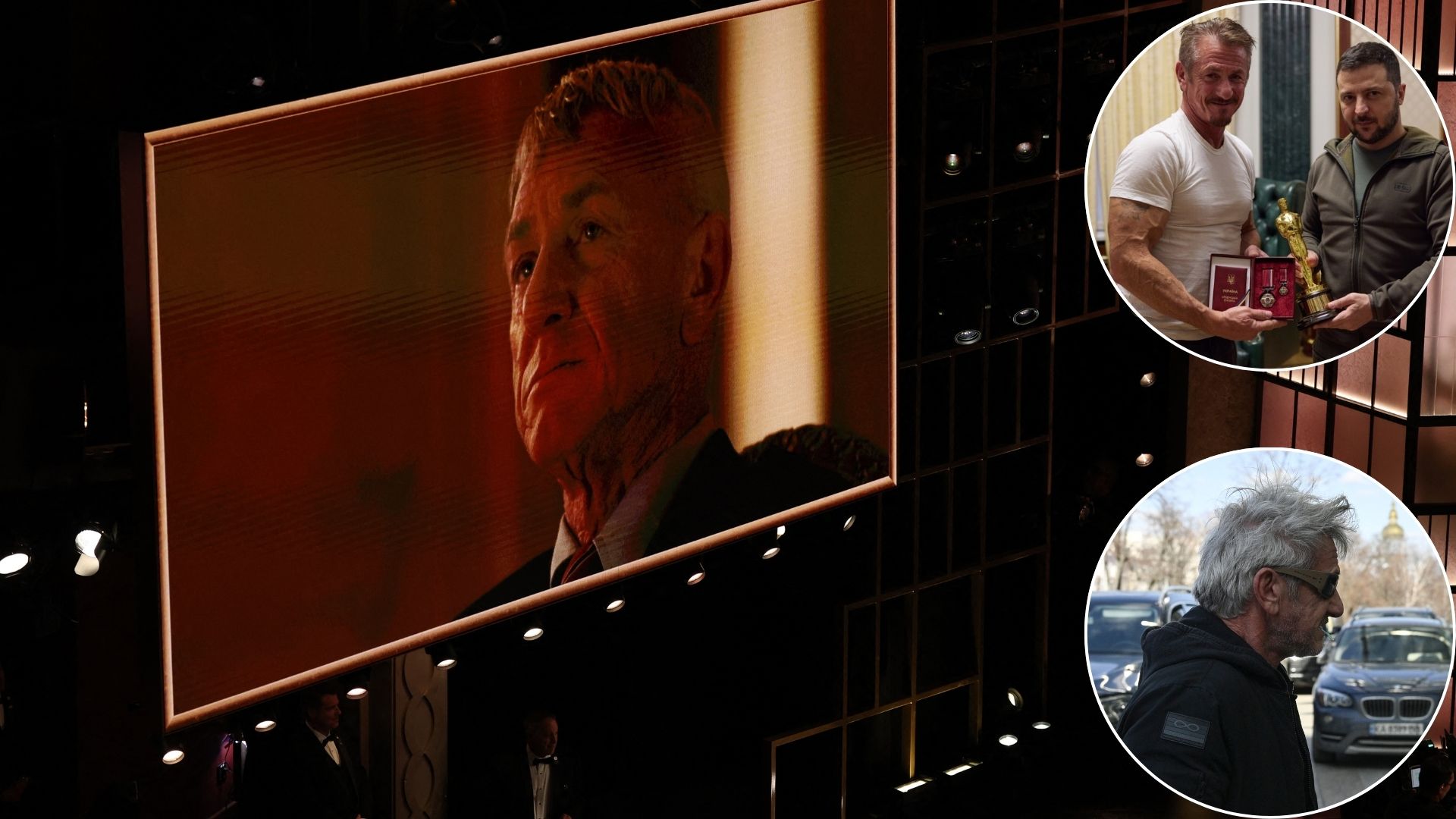 Sean Penn gave one of his Oscars to Zelensky after ditching the ceremony