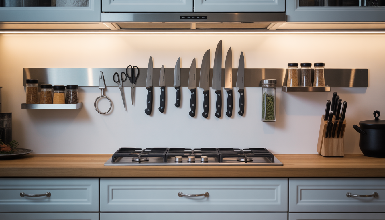 6. Installez une crédence magnétique