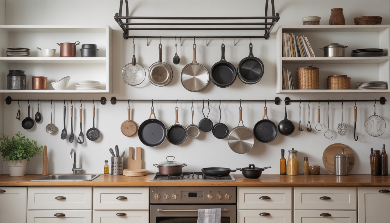 8. Suspendez ce qui prend de la place