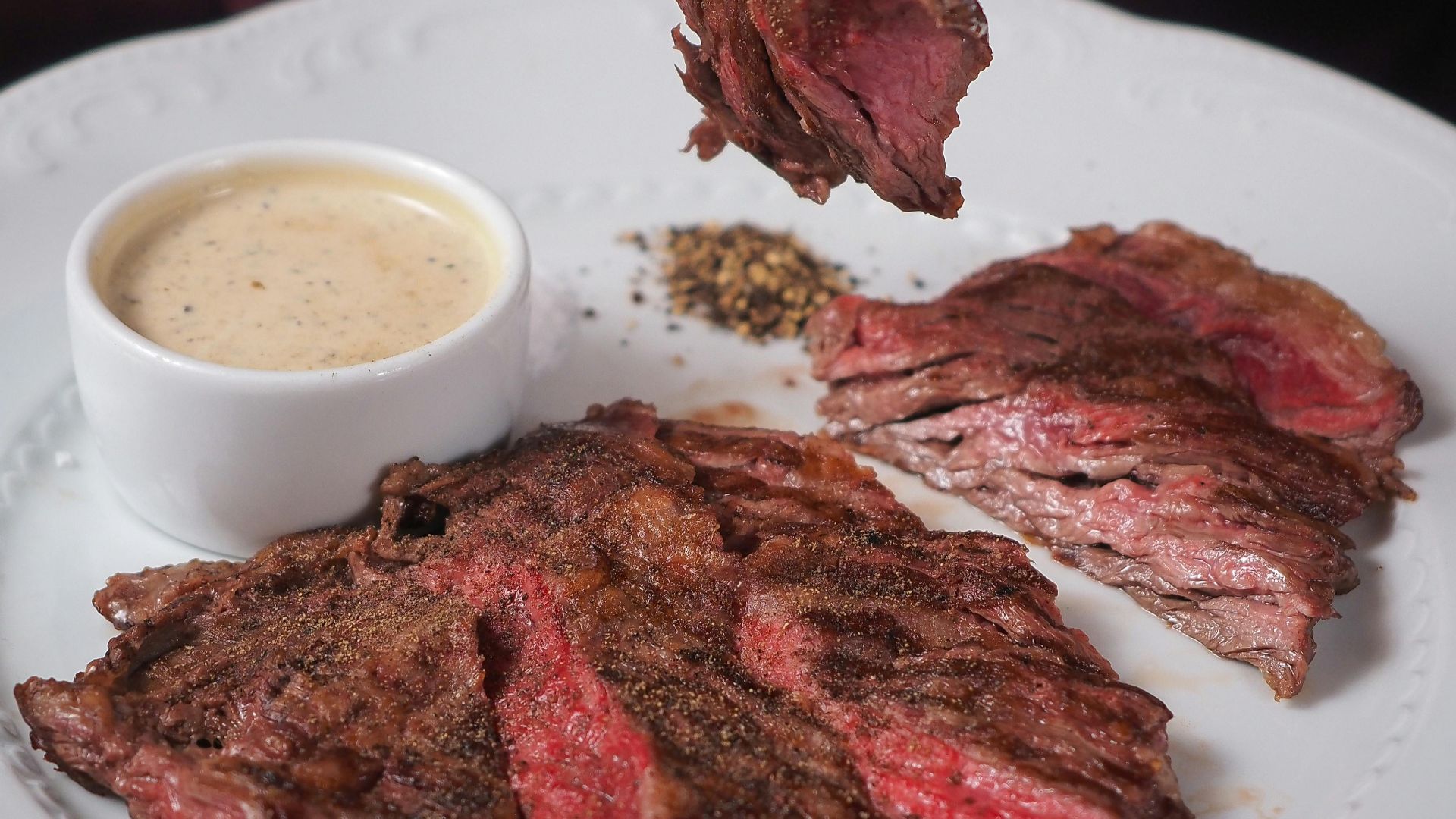 3. Steak avec sauce au poêle