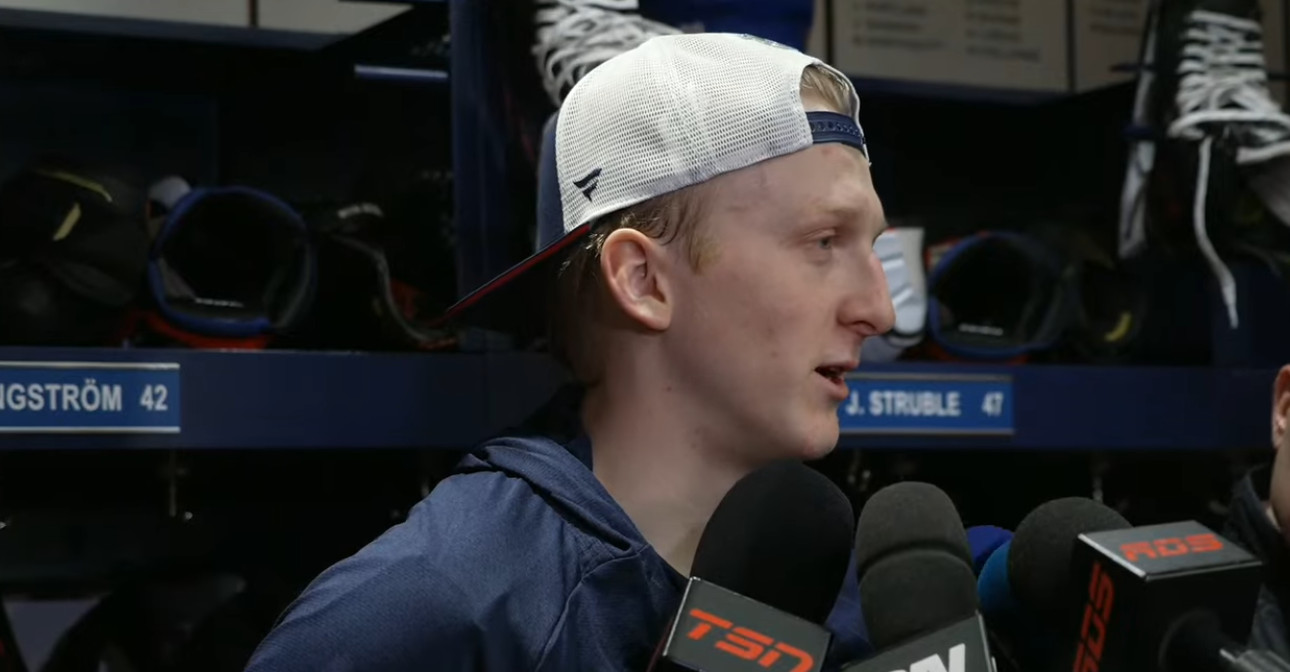 Expect Adam Engstrom to be left out of the lineup tonight