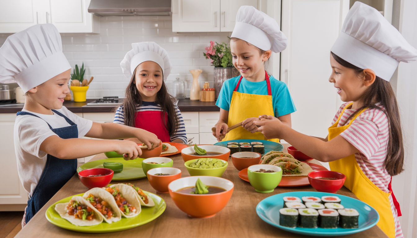 11. Faites voyager vos enfants avec un menu thématique