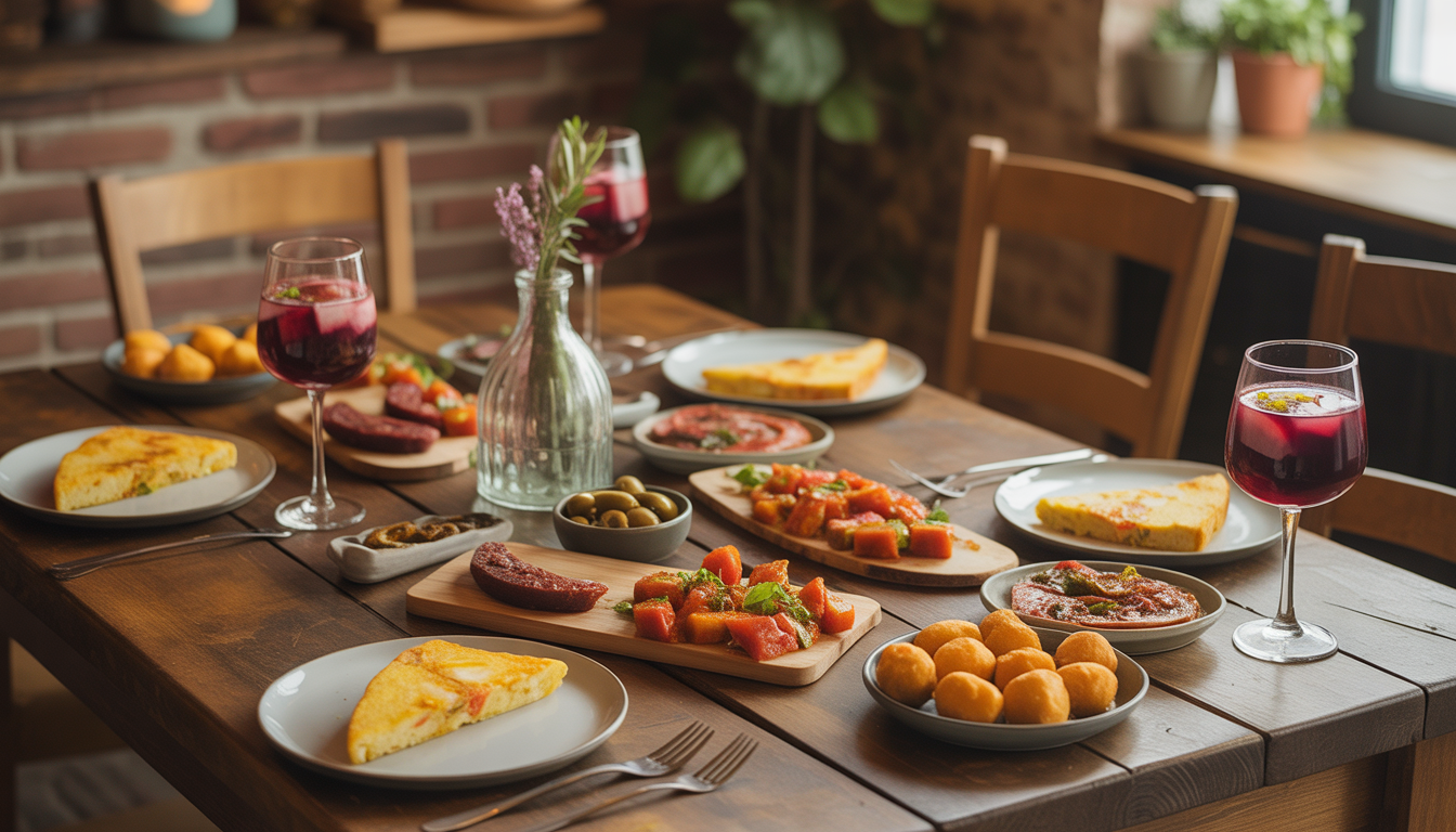 2. Organisez une soirée tapas espagnole