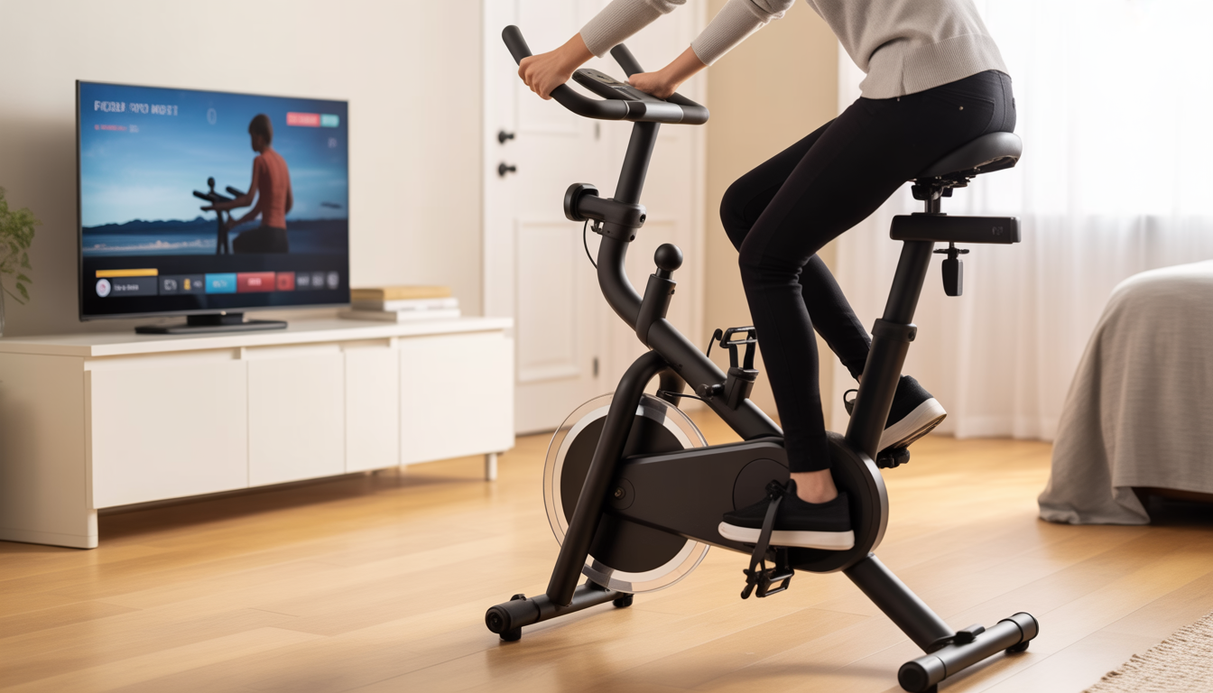 11. Vélo d’appartement pliable