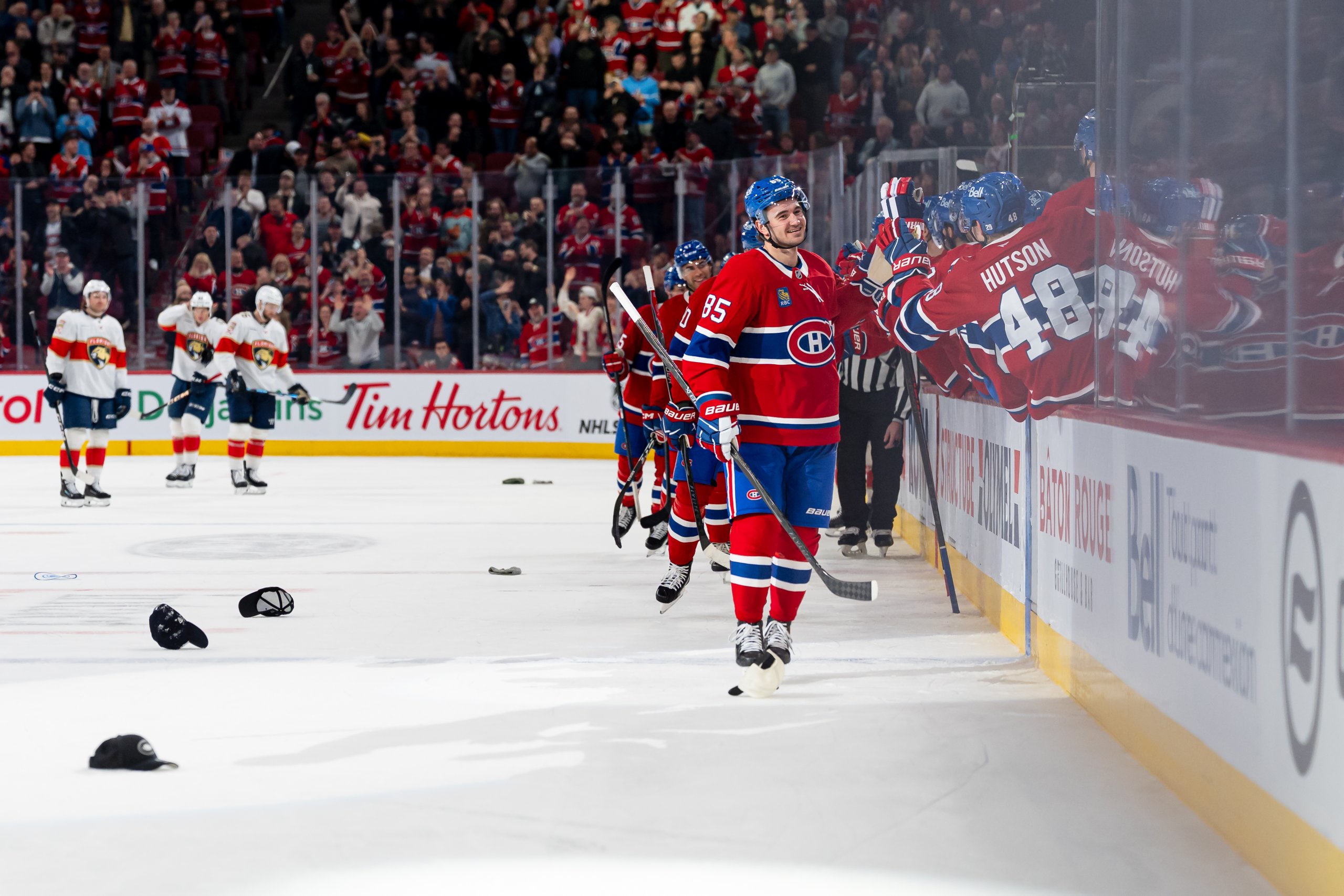 The Canadiens announce an injury to Alexandre Texier