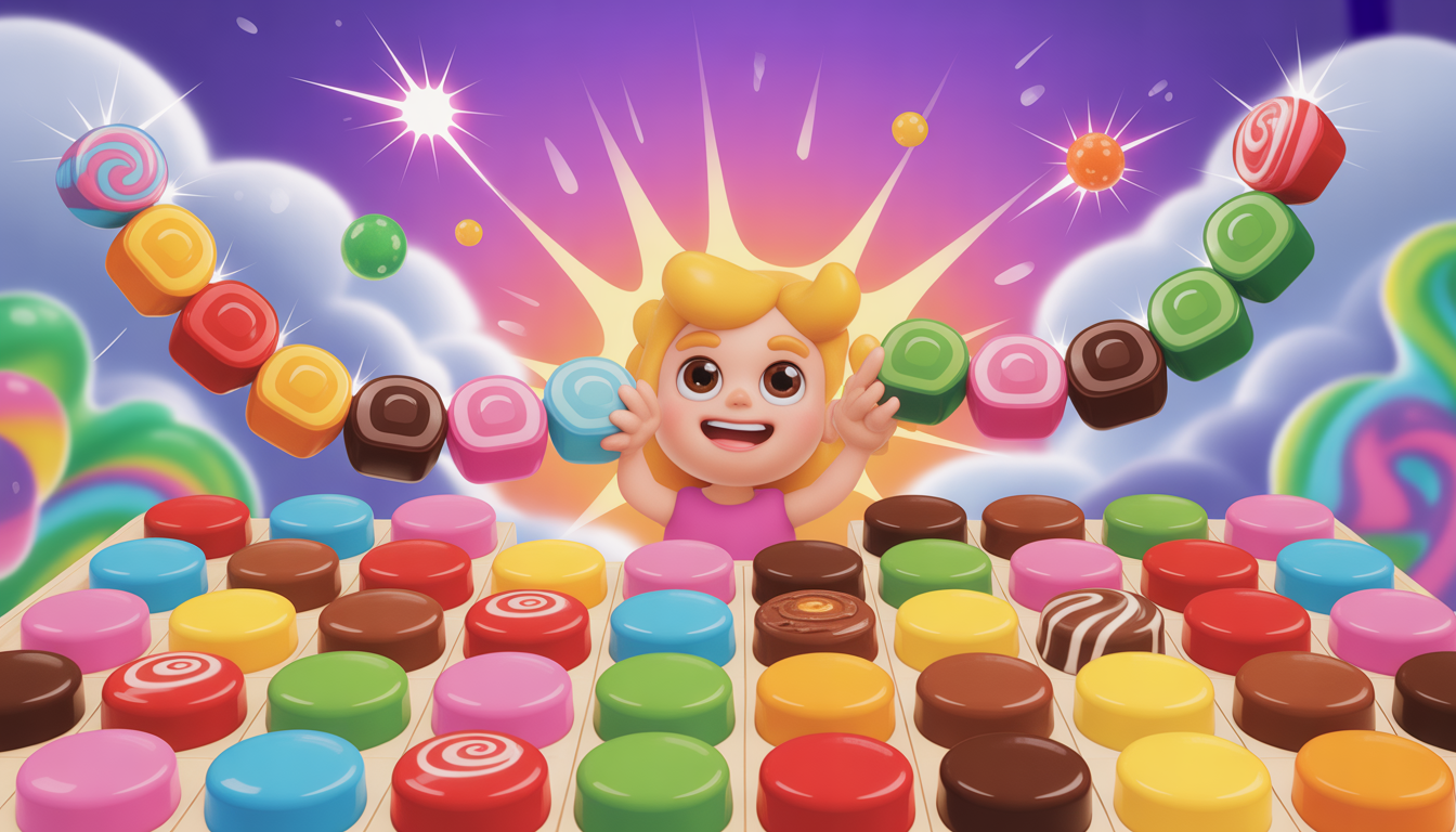 9. Candy Crush Saga : l’évasion sucrée