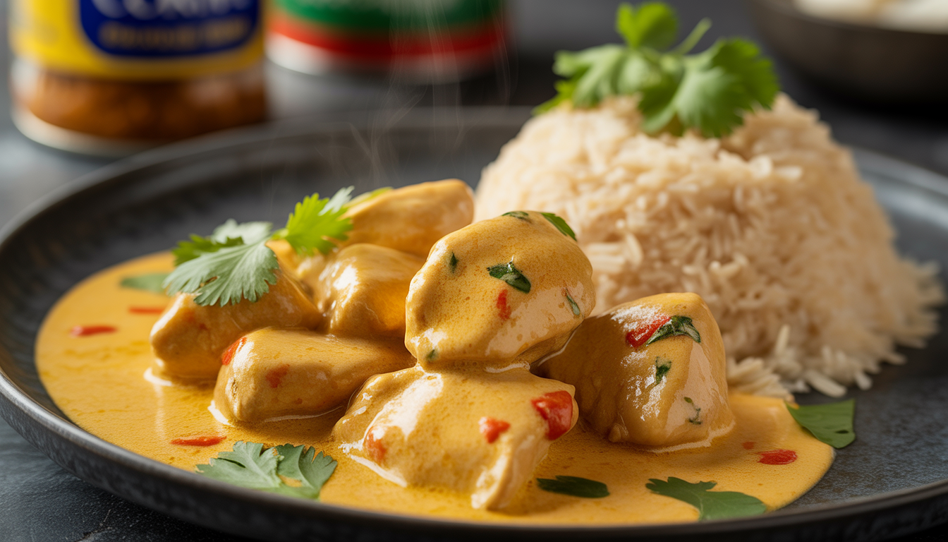 4. Poulet au curry minute