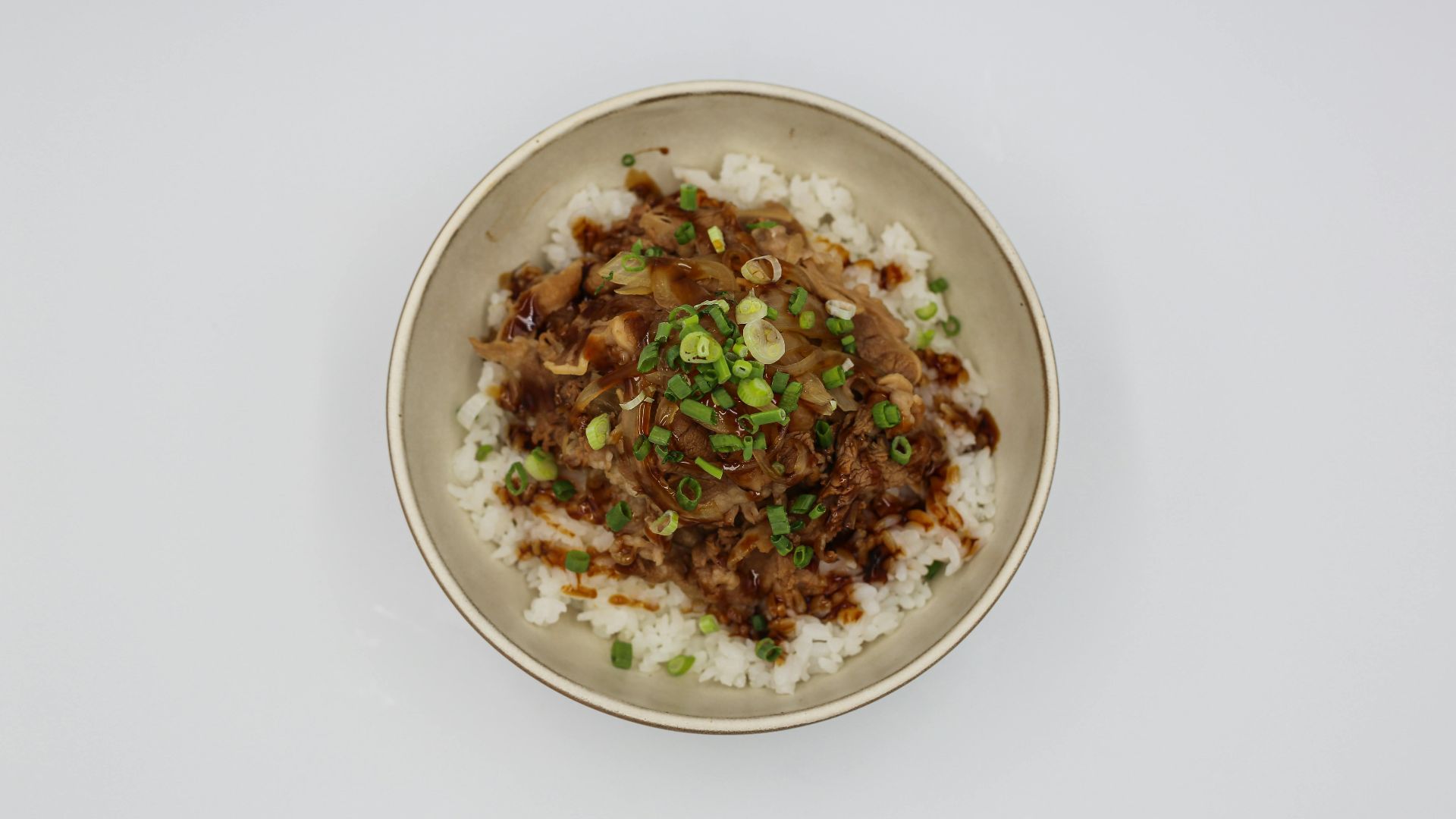 1. Riz blanc nature à la sauce soja