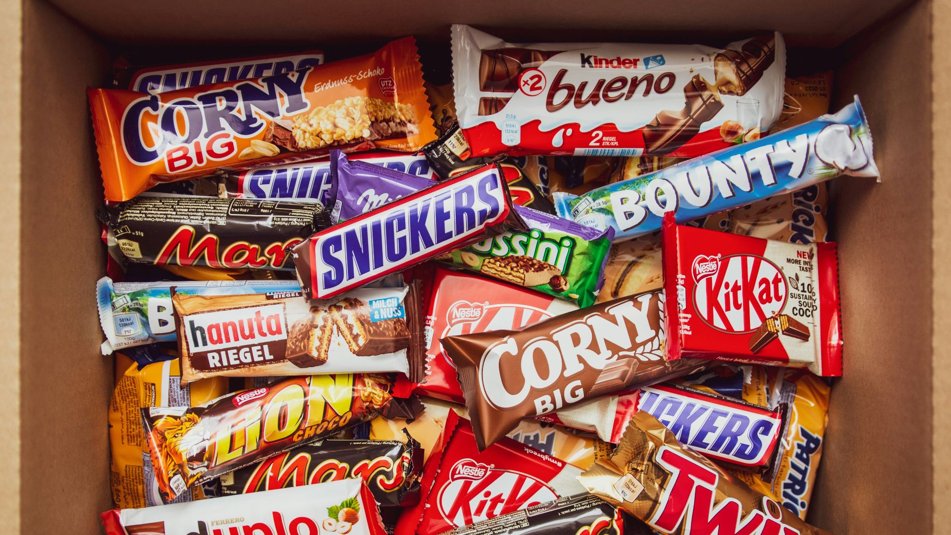 20. Tablettes de chocolat