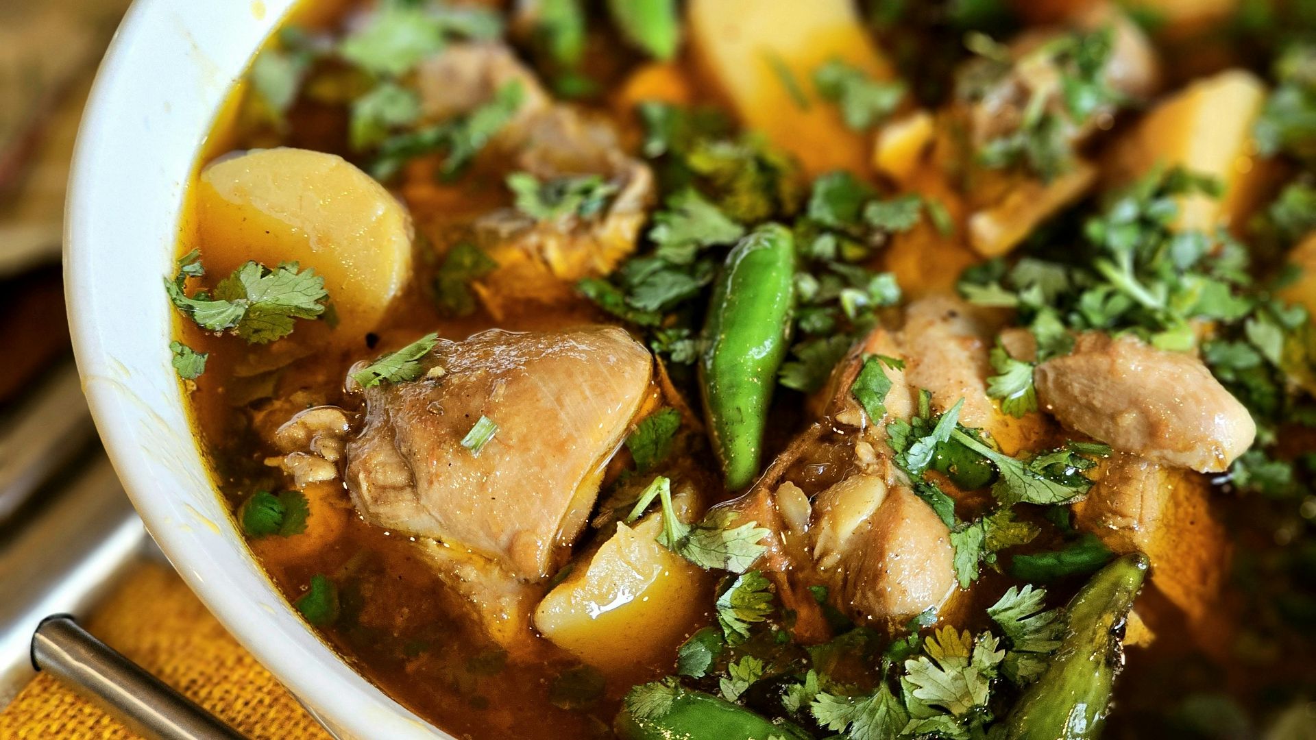 4. Ragoût de poulet, haricots noirs et quinoa