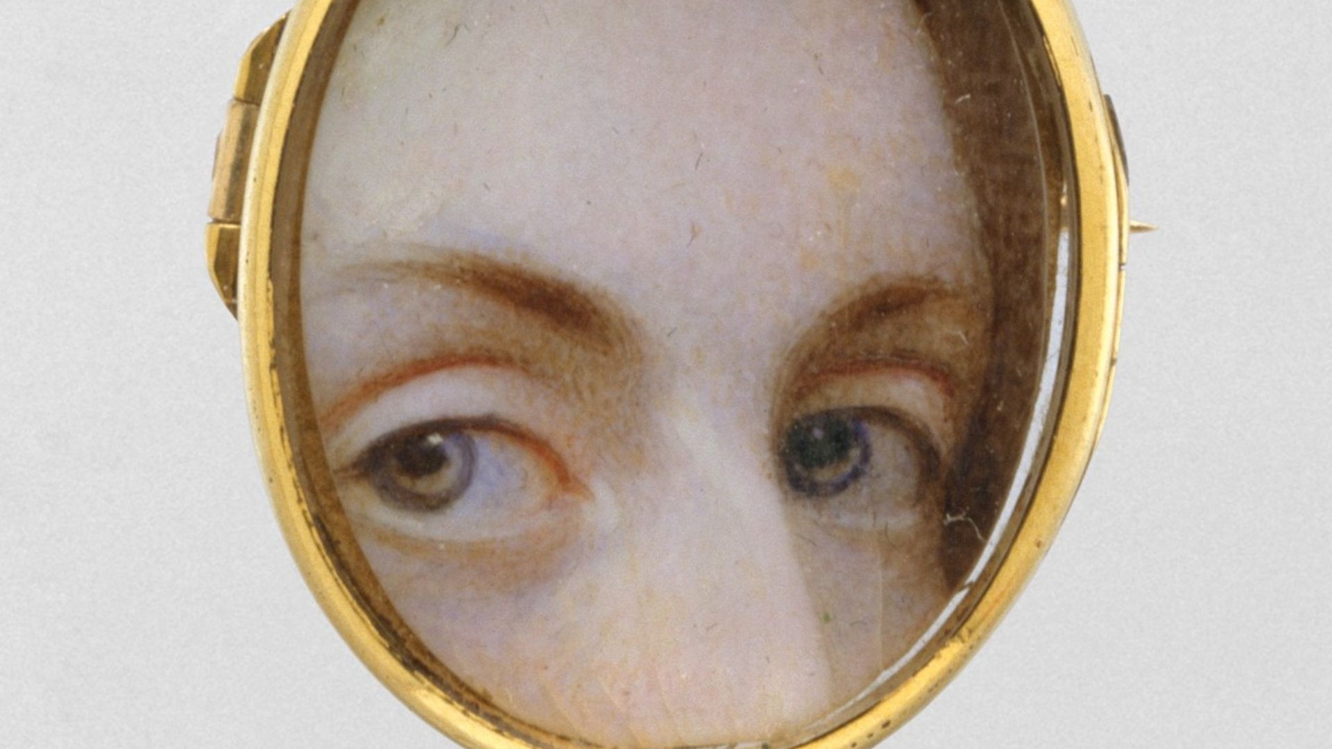 1. George IV envoyant un portrait secret « Lover's Eye » (l'œil de l'amant)