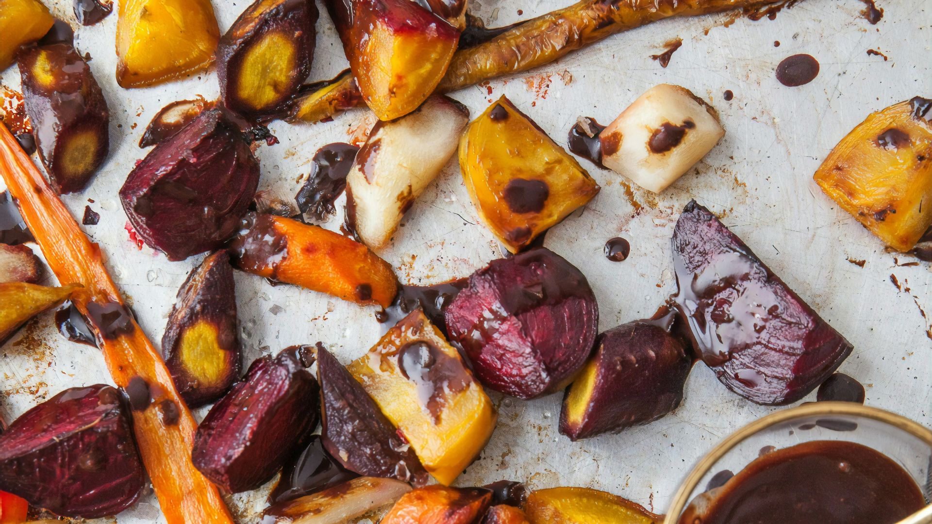 14. Incorporer les légumes rôtis.